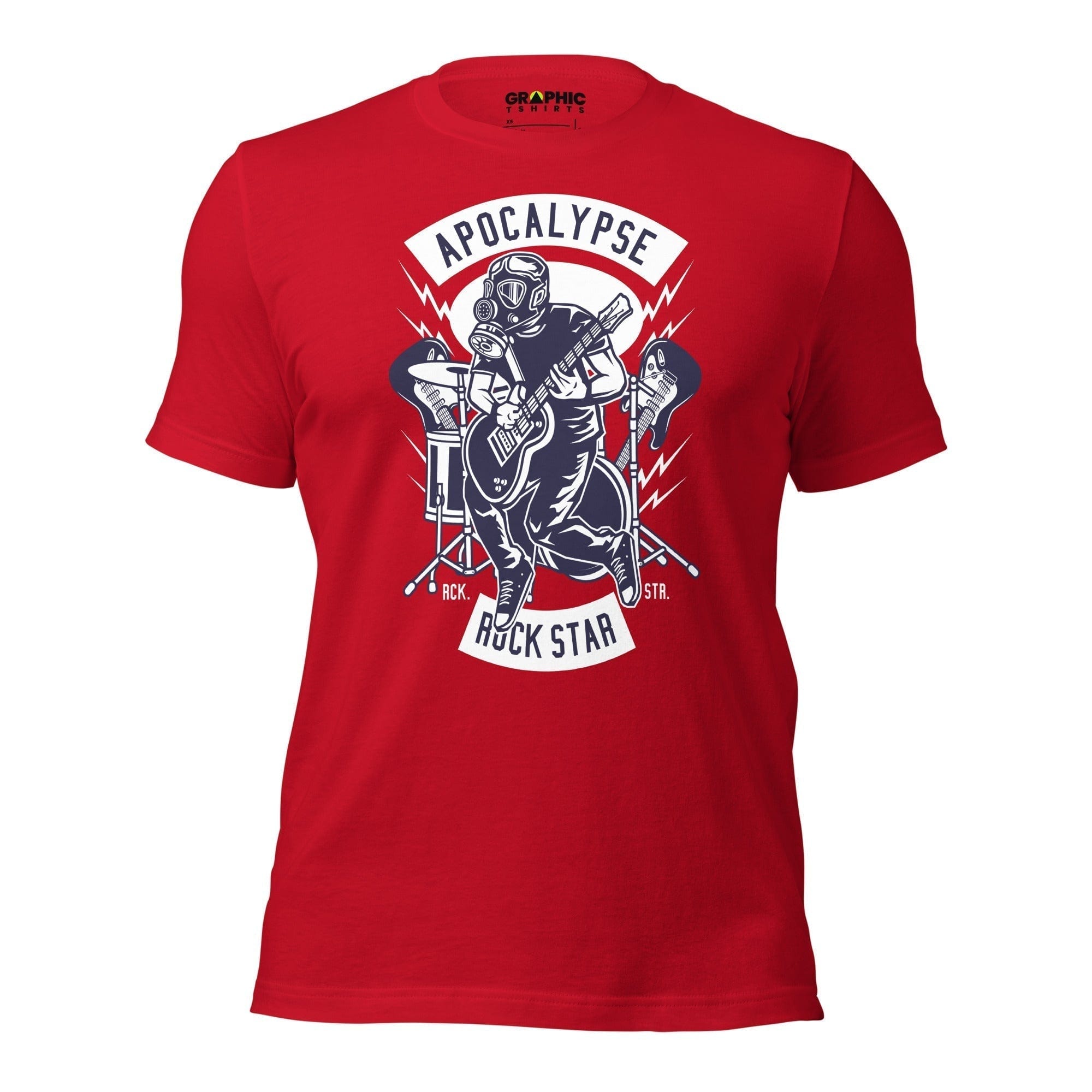 GRAPHIC T-SHIRTS Red / XS Unisex Staple T-Shirt - Apocalypse Rock Star