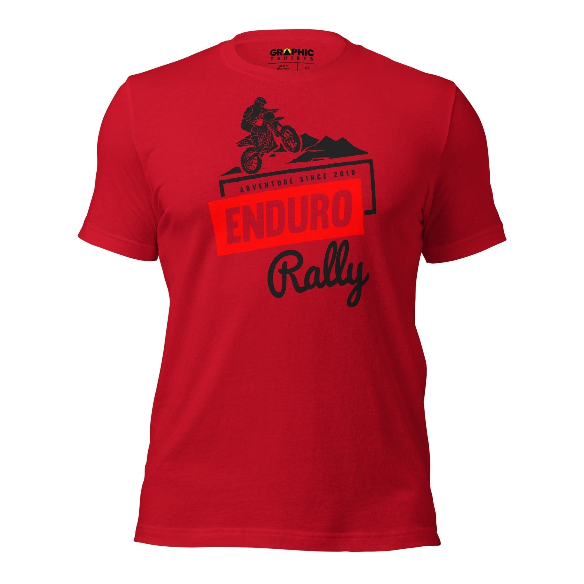 GRAPHIC T-SHIRTS Red / XS Unisex Staple T-Shirt - Enduro Rally Adventures Since 2010