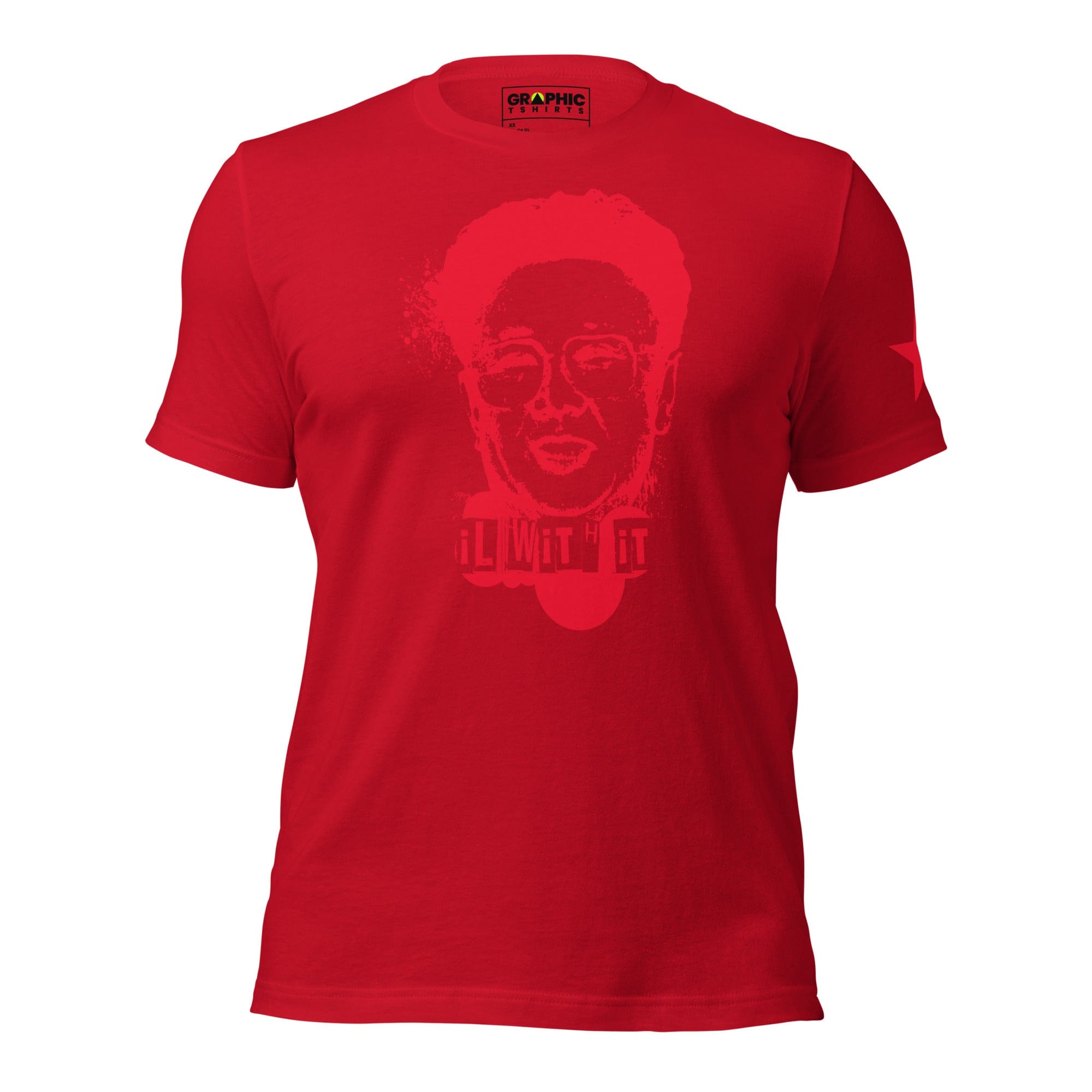 GRAPHIC T-SHIRTS Red / XS Unisex Staple T-Shirt - Il With It Kim Jong Un North Korea