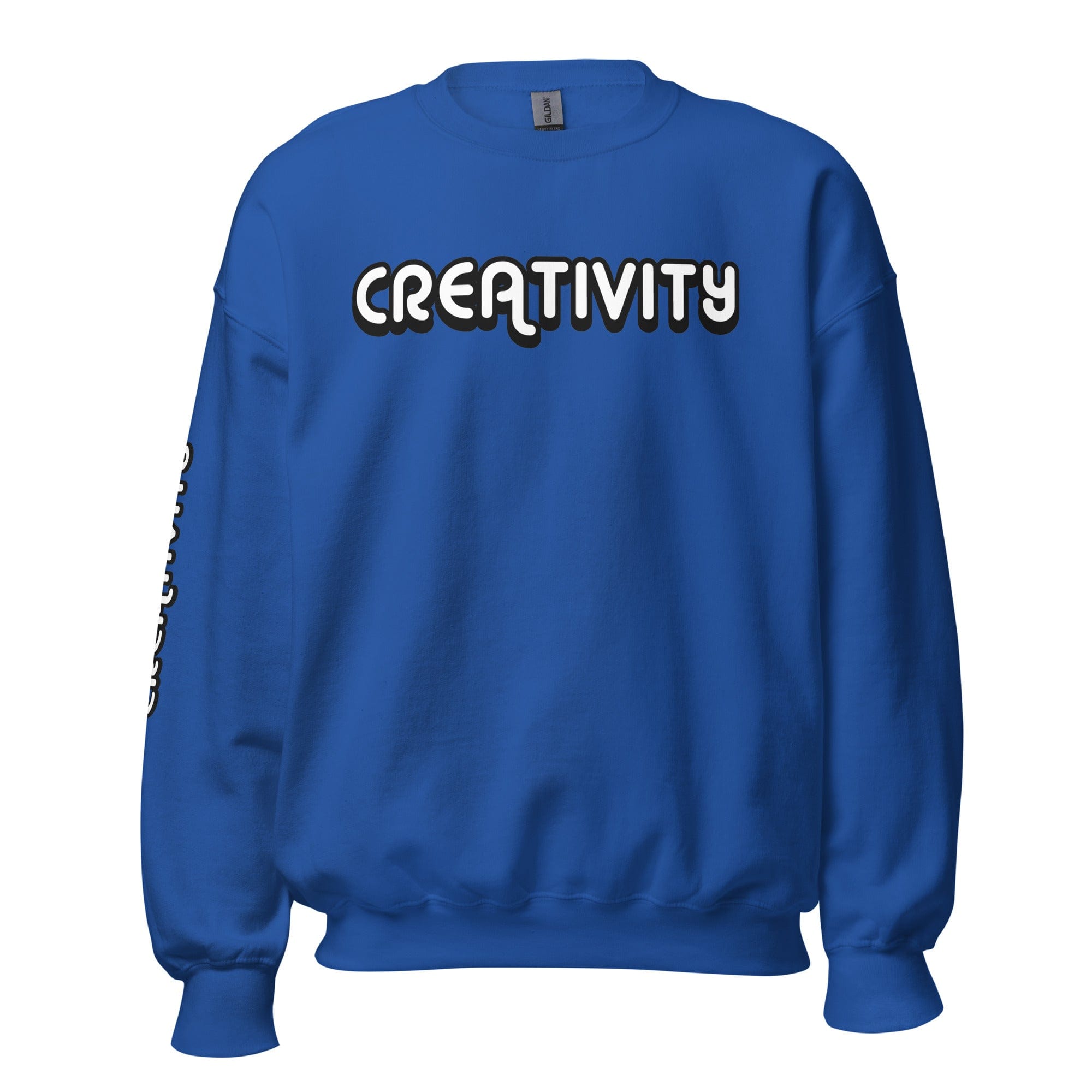 GRAPHIC T-SHIRTS Royal / S Unisex Crew Neck Sweatshirt - Creativity