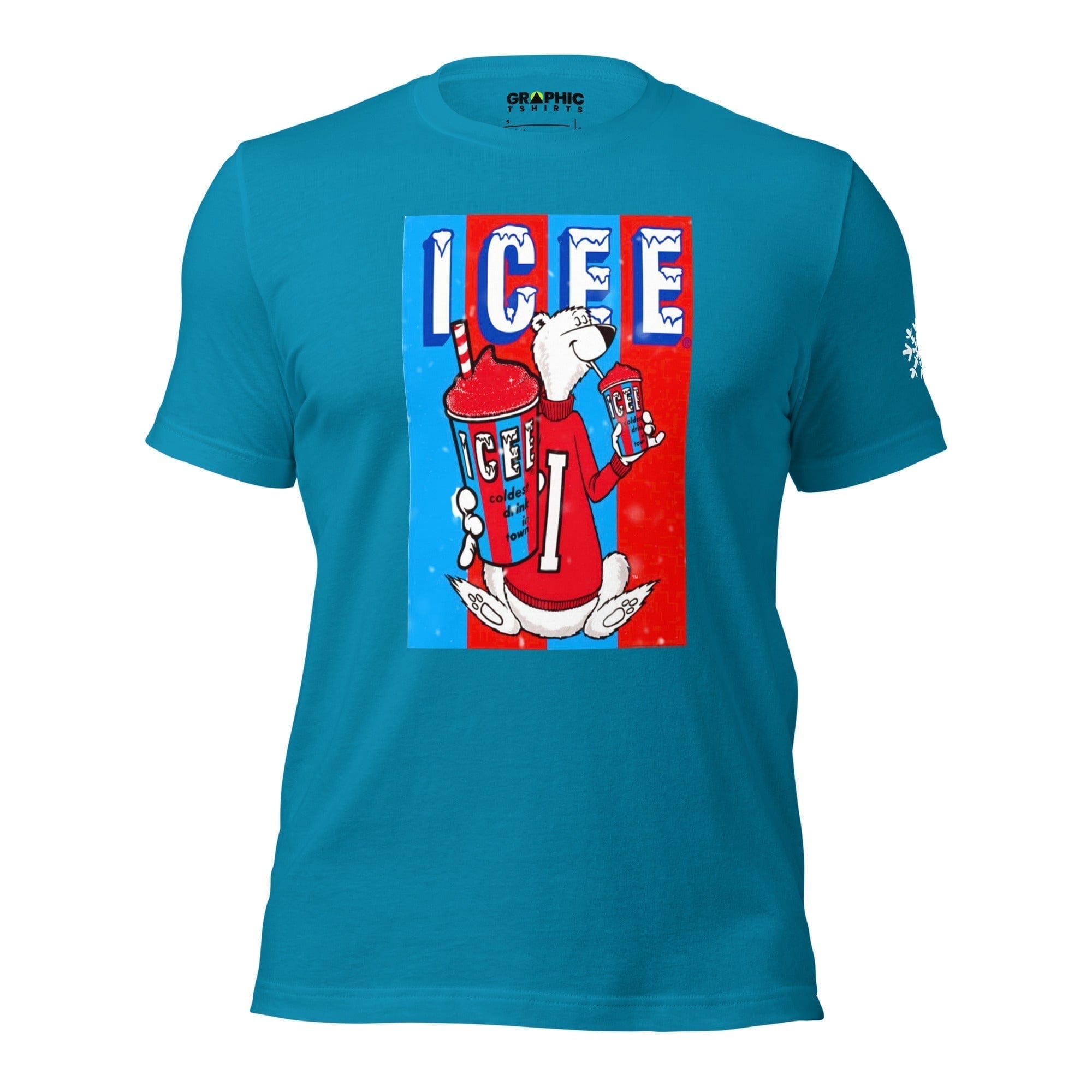 GRAPHIC T-SHIRTS S Unisex Crew Neck T-Shirt - Icee Vintage Polar Bear