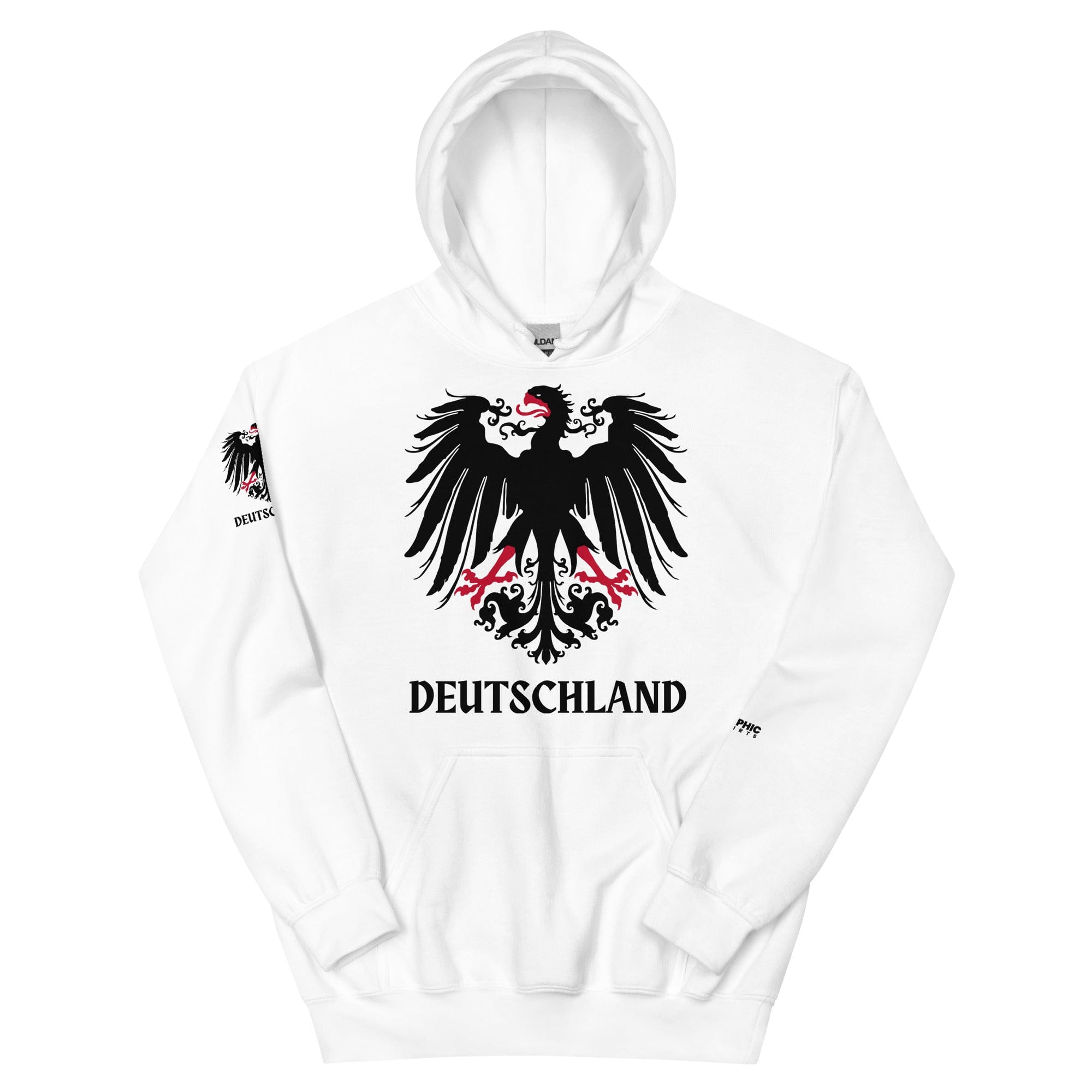 GRAPHIC T-SHIRTS S Unisex Heavy Blend Premium Hoodie - Deutschland [German Adler]