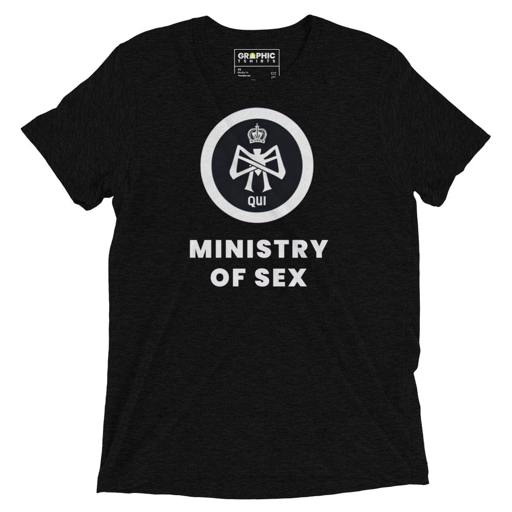 GRAPHIC T-SHIRTS Solid Black Triblend / XS Unisex Tri-Blend T-Shirt - Ministry of S*x