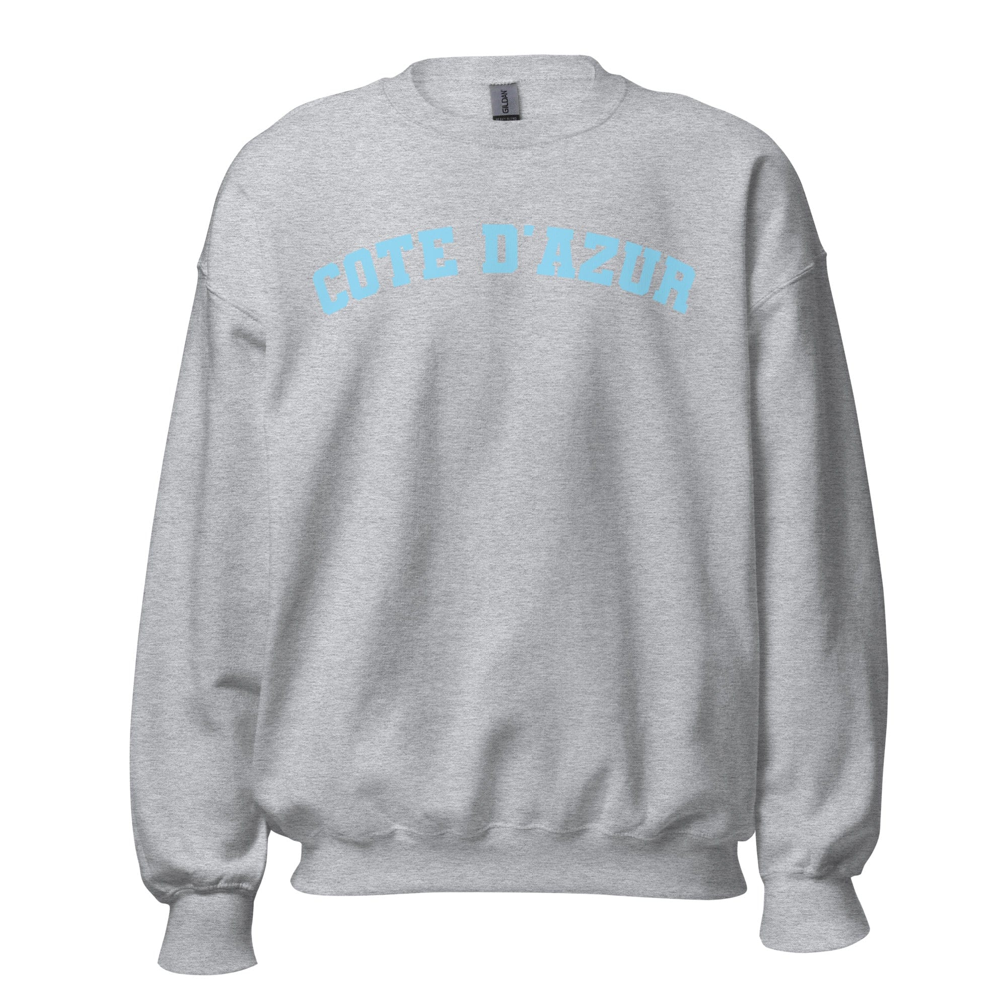 GRAPHIC T-SHIRTS Sport Grey / S Unisex Crew Neck Sweatshirt - Cote D'Azur