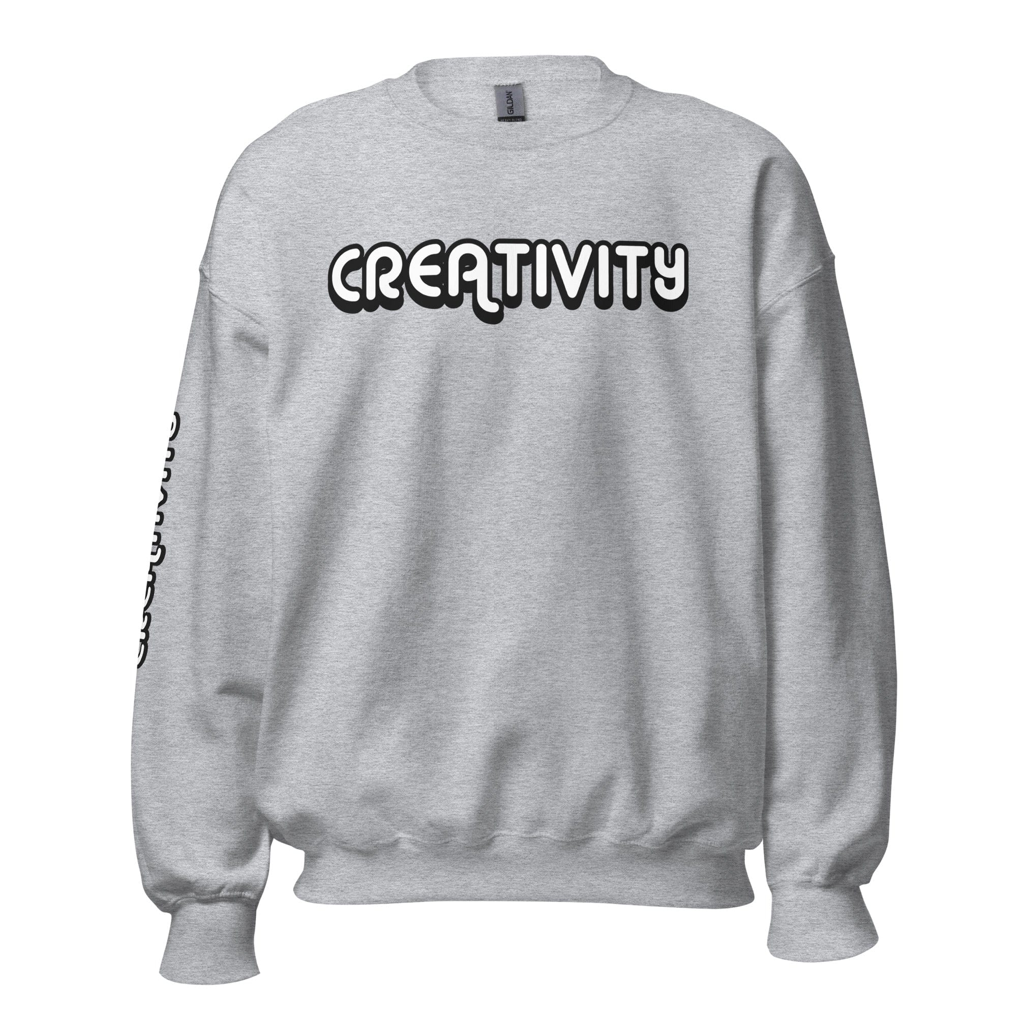 GRAPHIC T-SHIRTS Sport Grey / S Unisex Crew Neck Sweatshirt - Creativity