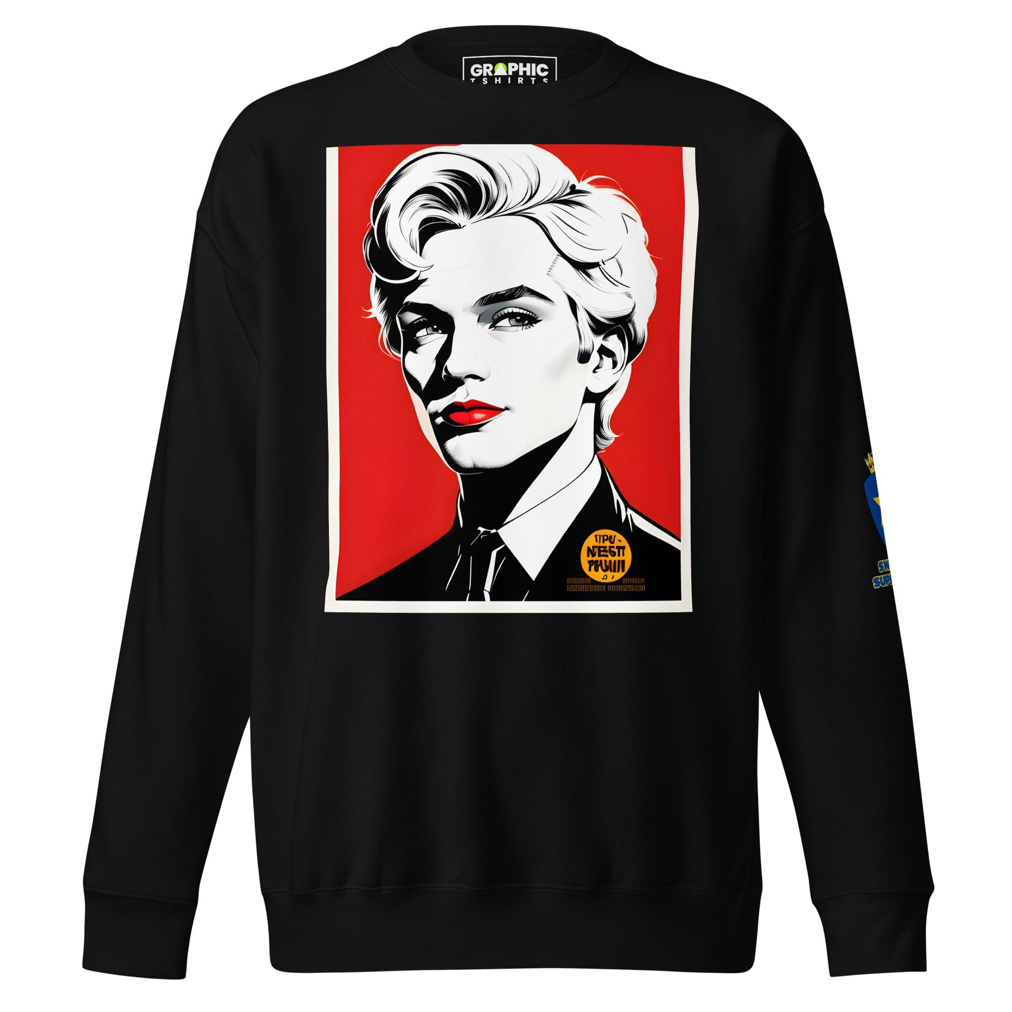 GRAPHIC T-SHIRTS Sweatshirt Black / S Unisex Premium Sweatshirt - Swedish Superstar Series v.14