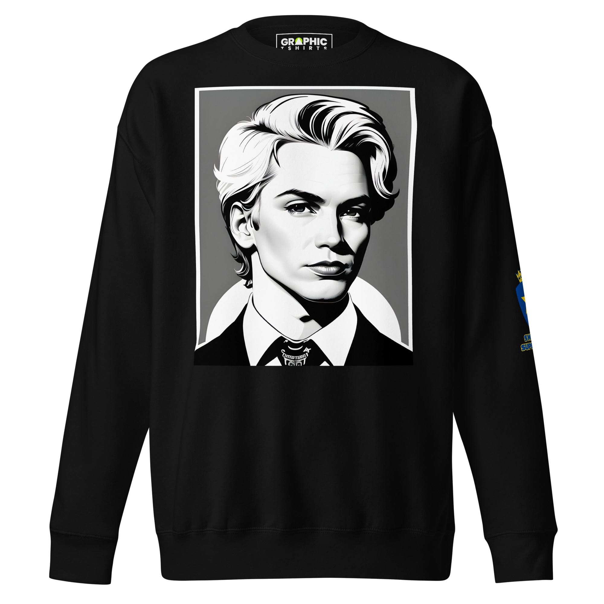 GRAPHIC T-SHIRTS Sweatshirt Black / S Unisex Premium Sweatshirt - Swedish Superstar Series v.26