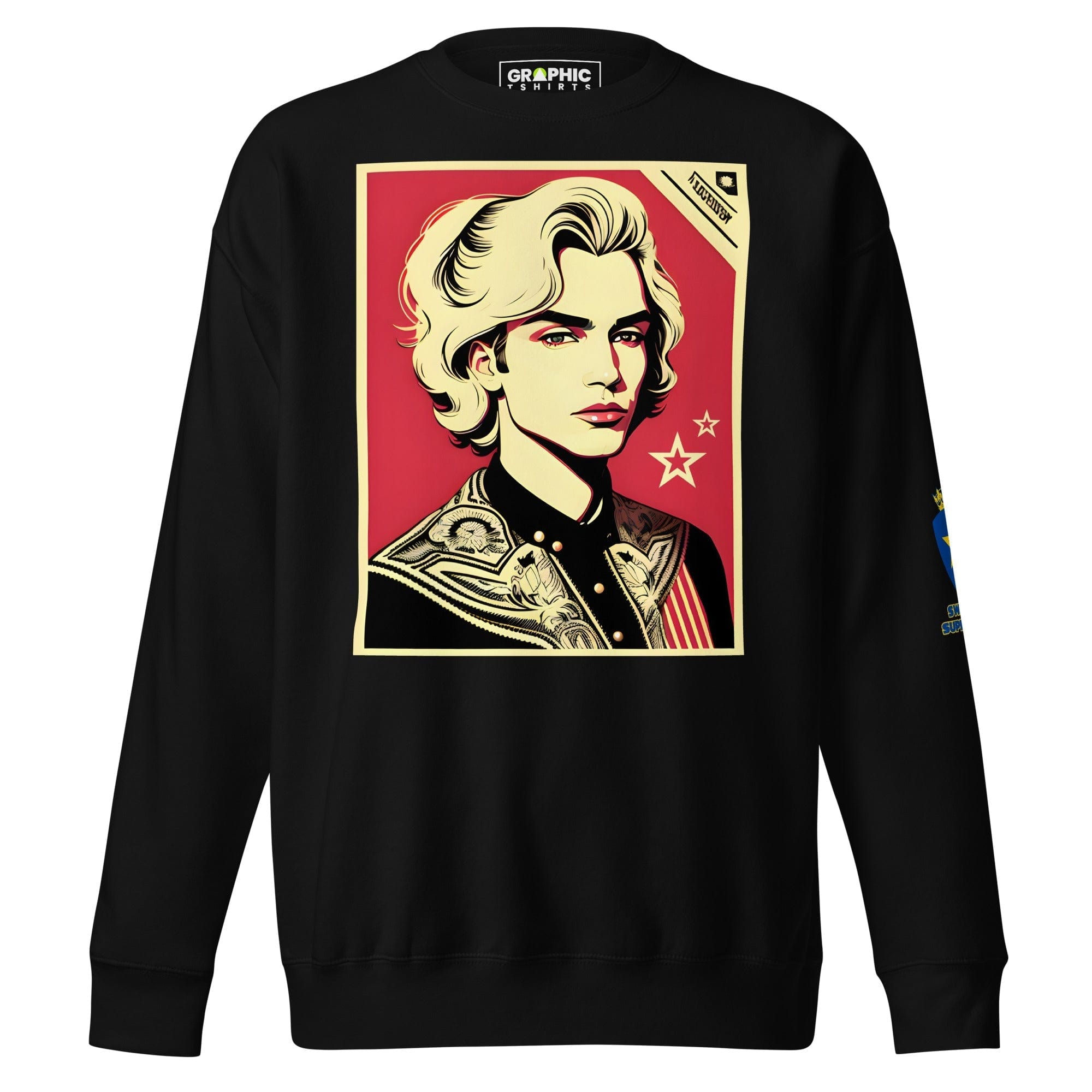 GRAPHIC T-SHIRTS Sweatshirt Black / S Unisex Premium Sweatshirt - Swedish Superstar Series v.31