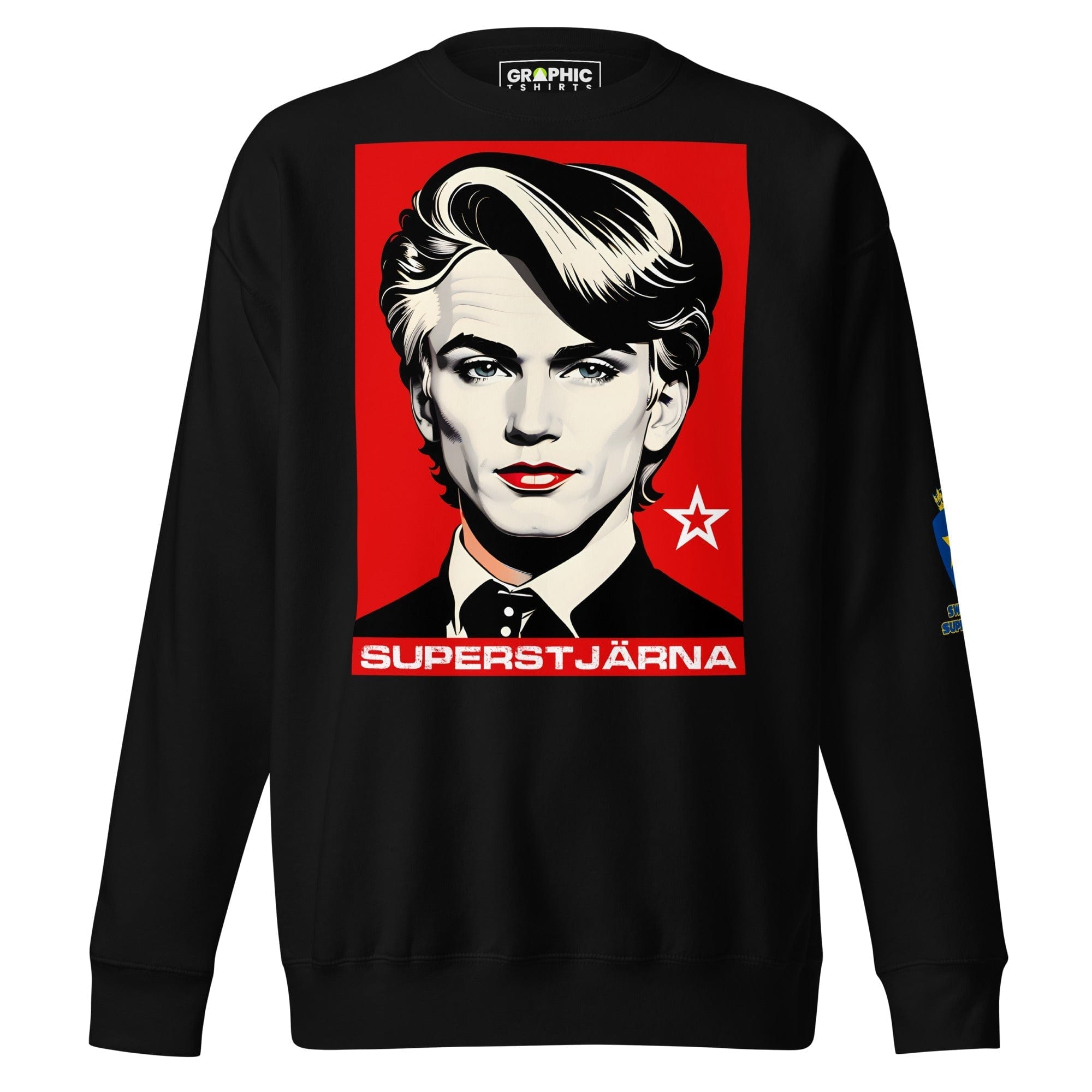 GRAPHIC T-SHIRTS Sweatshirt Black / S Unisex Premium Sweatshirt - Swedish Superstar Series v.4