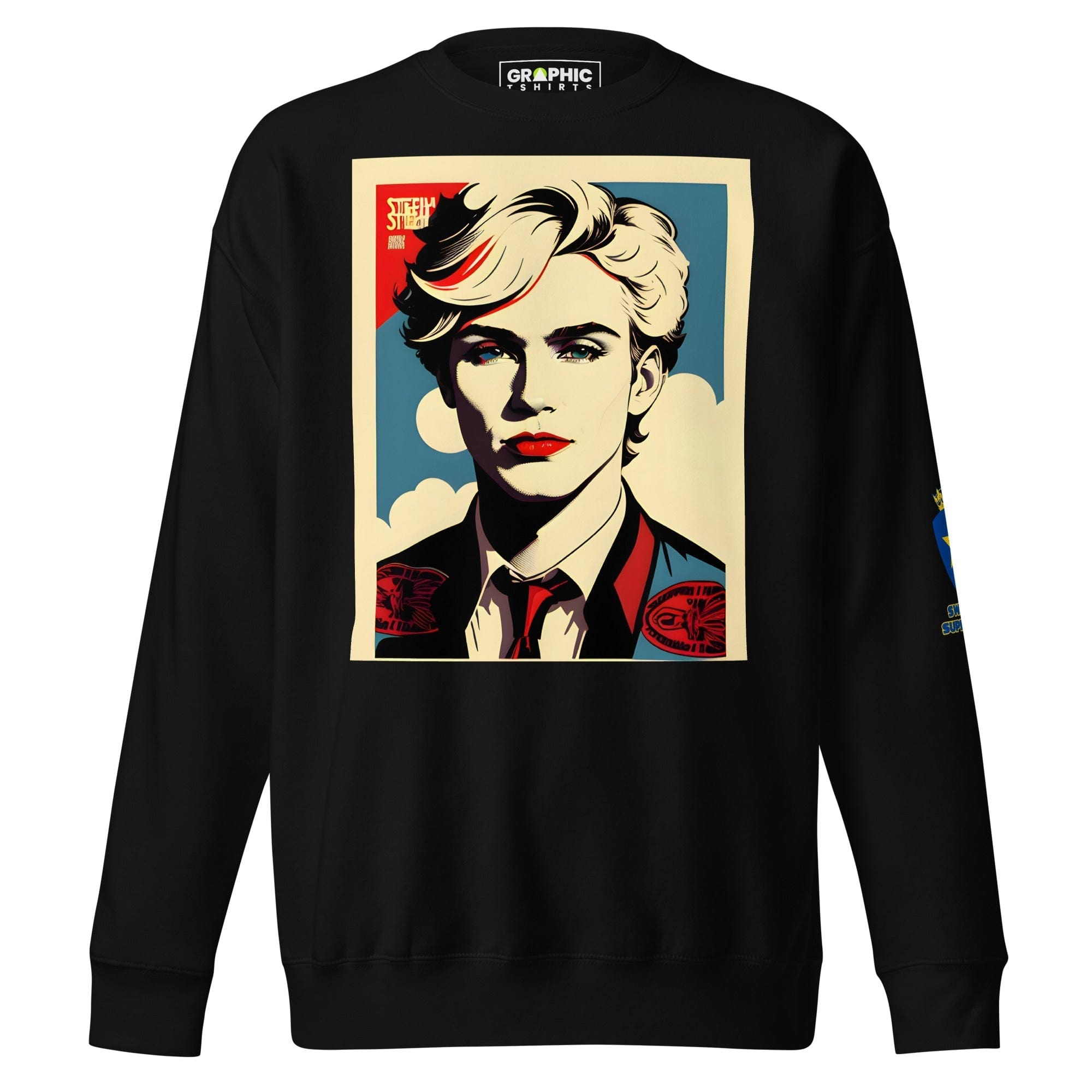 GRAPHIC T-SHIRTS Sweatshirt Black / S Unisex Premium Sweatshirt - Swedish Superstar Series v.8