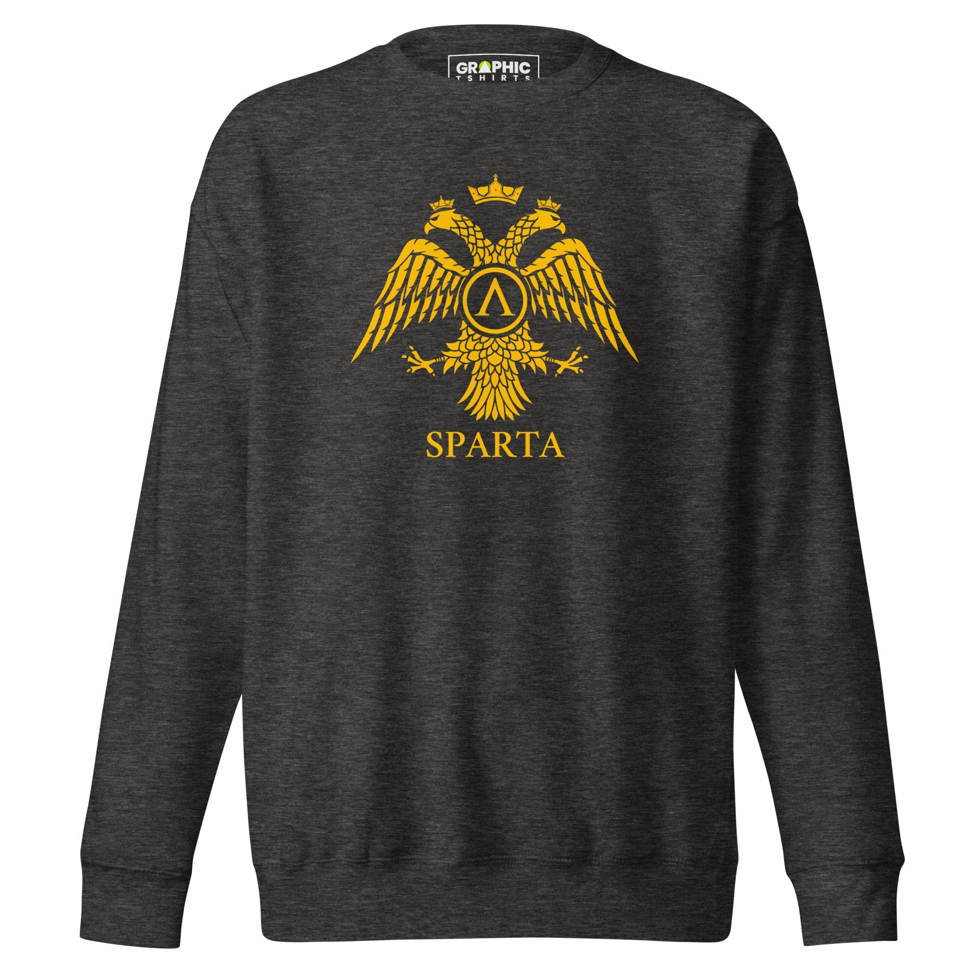 GRAPHIC T-SHIRTS Sweatshirt Charcoal Heather / S Unisex Premium Sweatshirt - Sparta