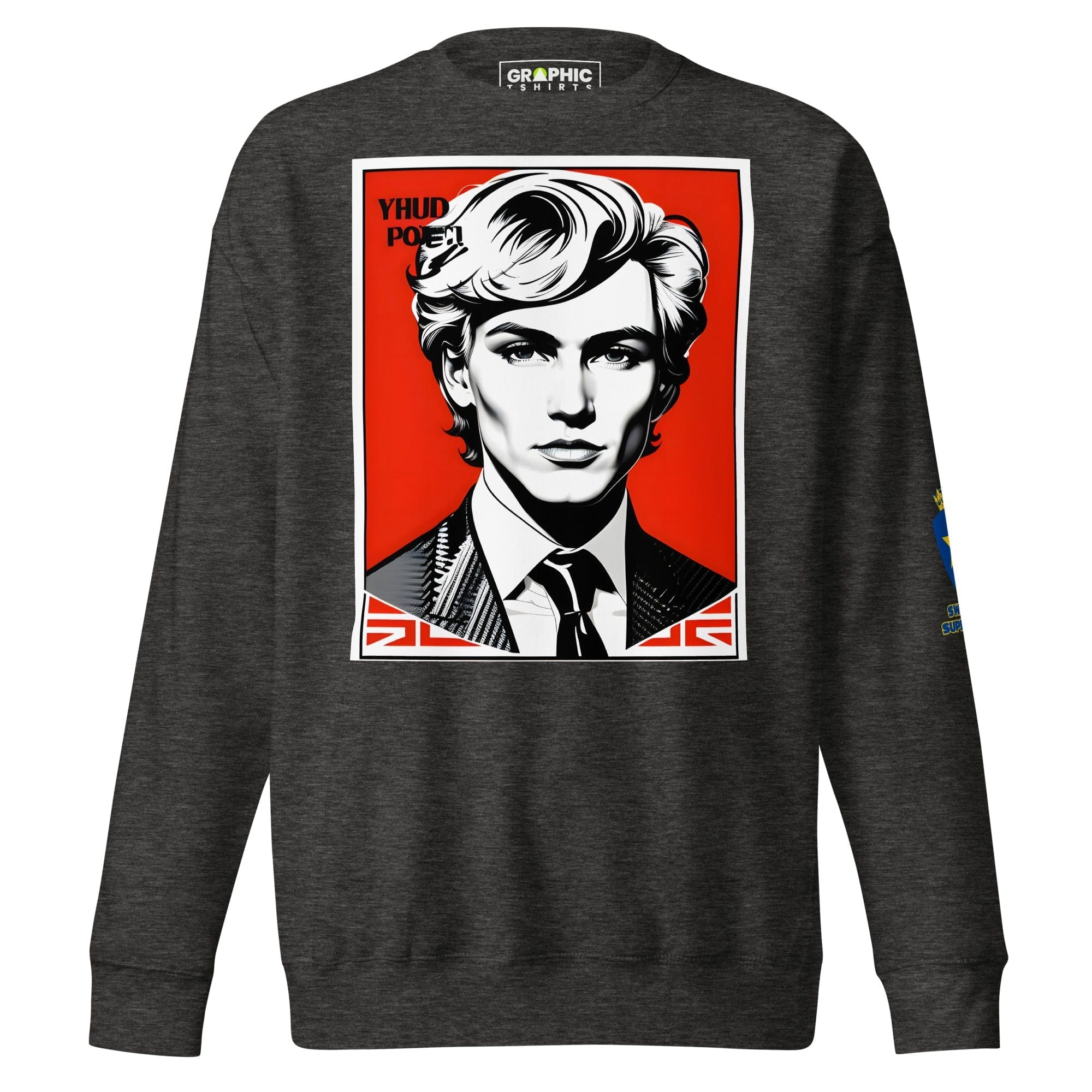 GRAPHIC T-SHIRTS Sweatshirt Charcoal Heather / S Unisex Premium Sweatshirt - Swedish Superstar Series v.13