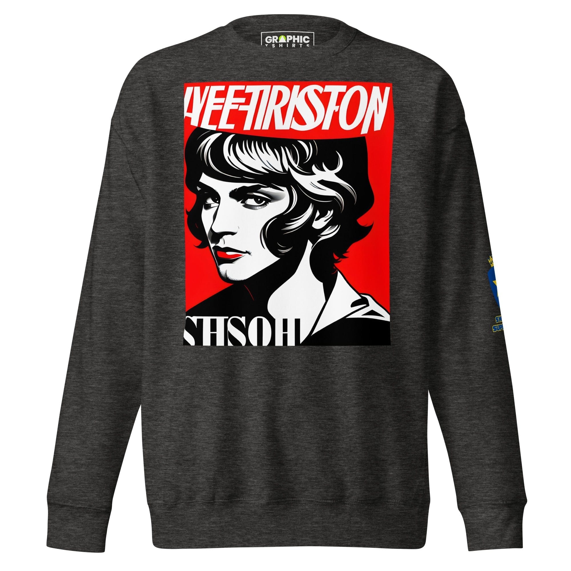 GRAPHIC T-SHIRTS Sweatshirt Charcoal Heather / S Unisex Premium Sweatshirt - Swedish Superstar Series v.17