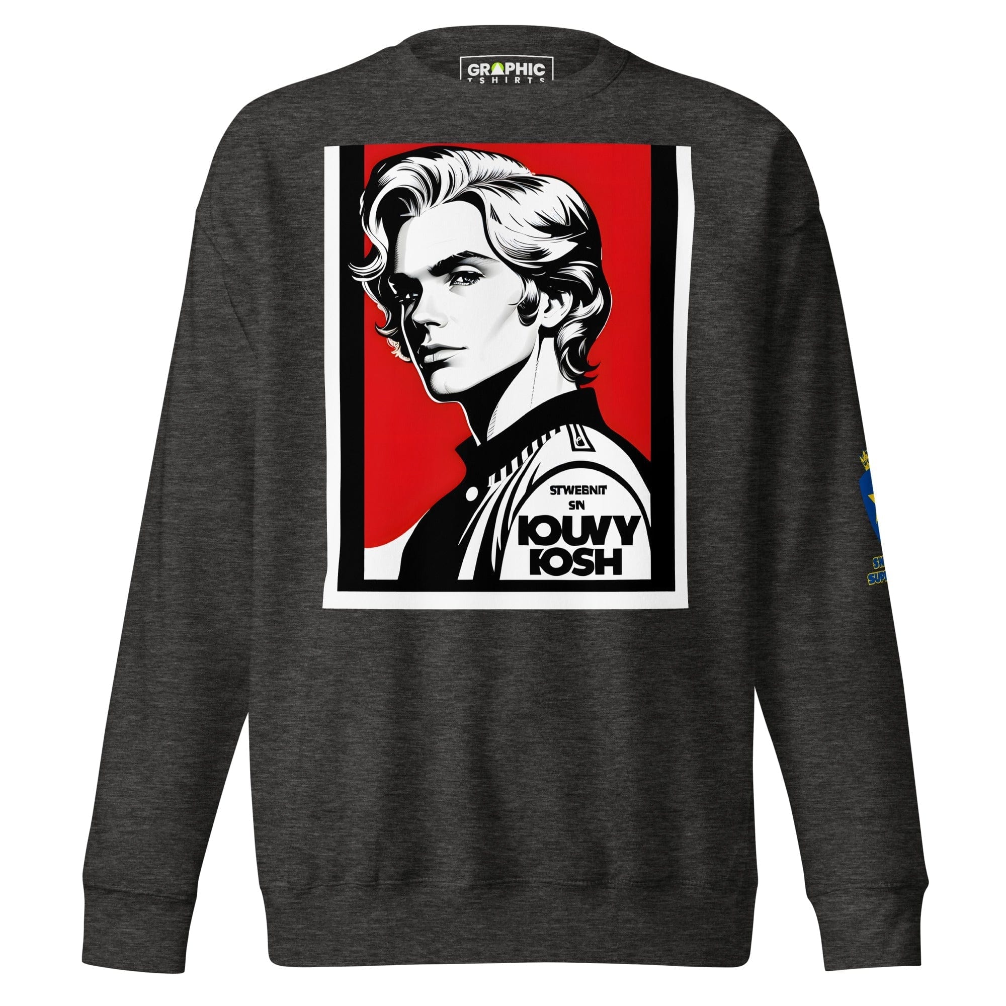 GRAPHIC T-SHIRTS Sweatshirt Charcoal Heather / S Unisex Premium Sweatshirt - Swedish Superstar Series v.6