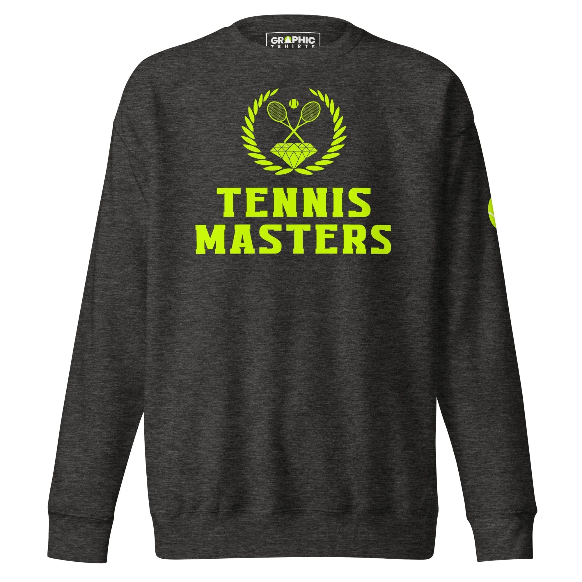 GRAPHIC T-SHIRTS Sweatshirt Charcoal Heather / S Unisex Premium Sweatshirt - Tennis Masters Astana