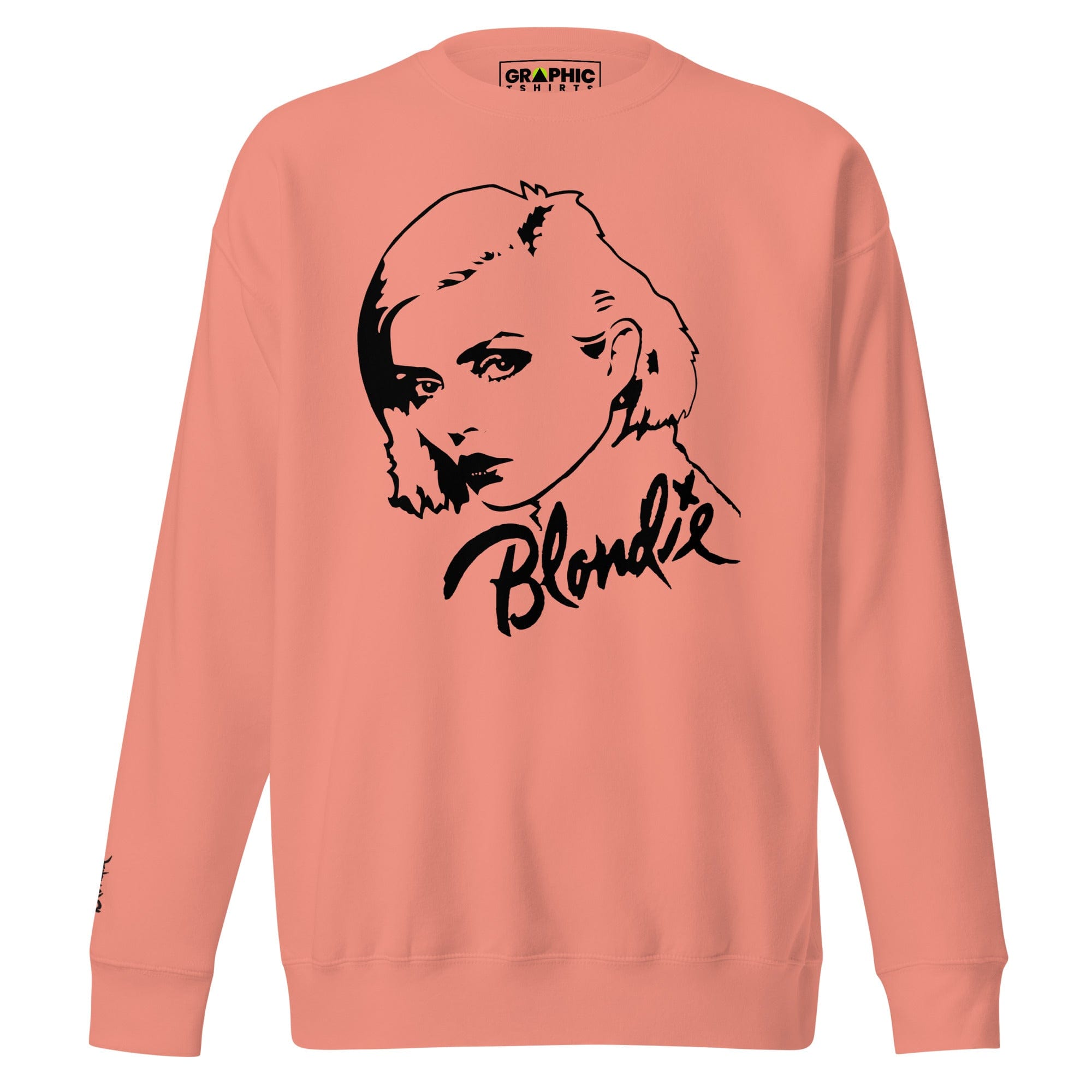 GRAPHIC T-SHIRTS Sweatshirt Dusty Rose / S Unisex Premium Sweatshirt With Embroidered Sleeve - BLONDIE