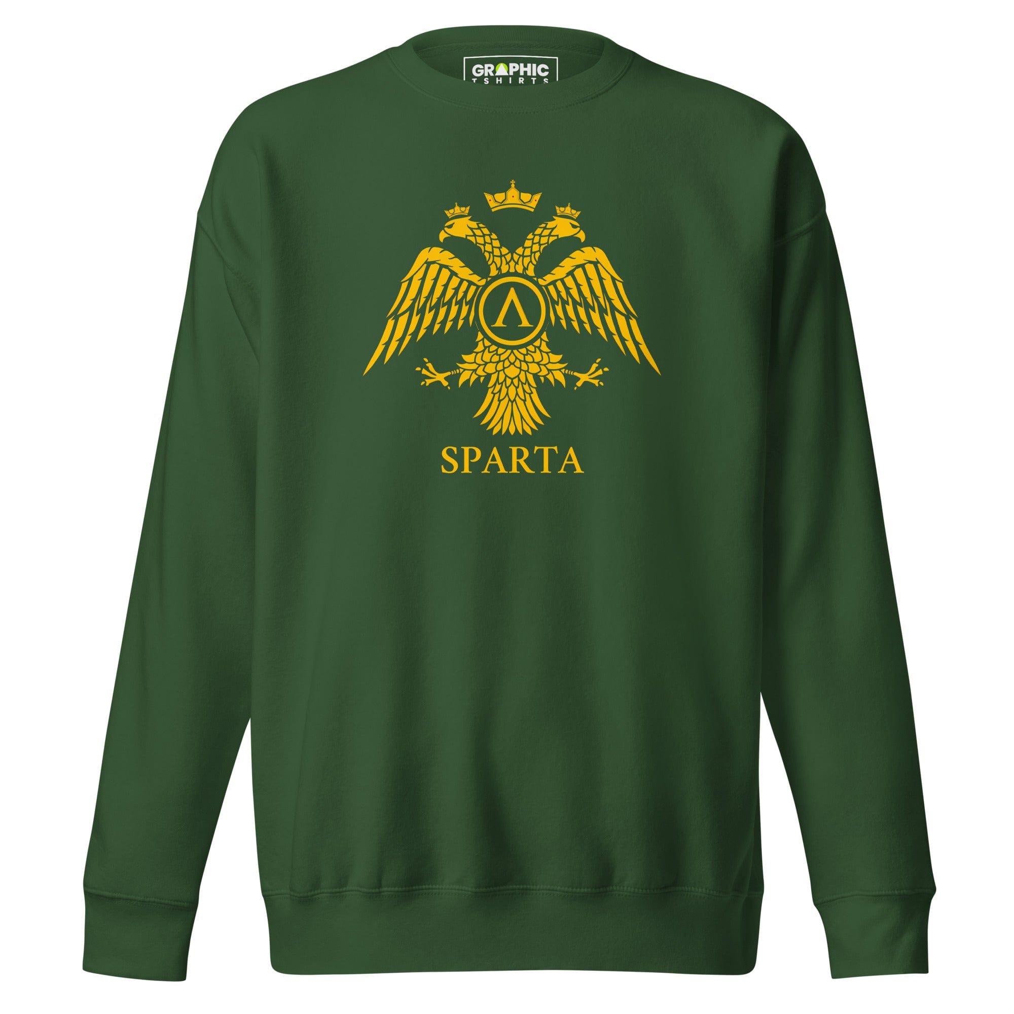 GRAPHIC T-SHIRTS Sweatshirt Forest Green / S Unisex Premium Sweatshirt - Sparta