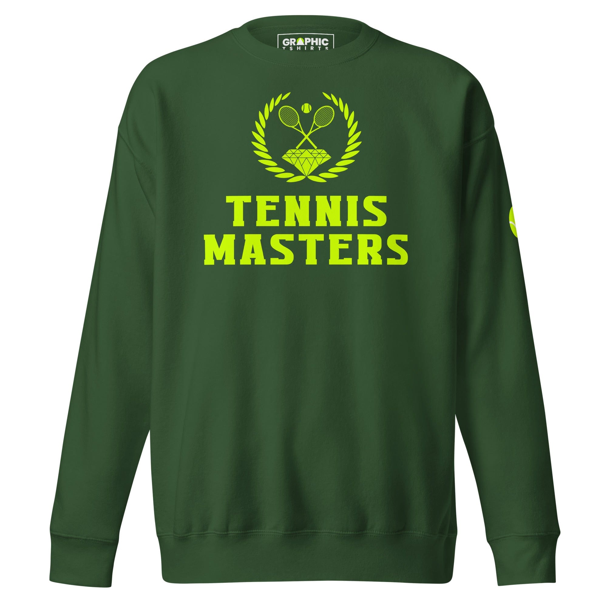 GRAPHIC T-SHIRTS Sweatshirt Forest Green / S Unisex Premium Sweatshirt - Tennis Masters München