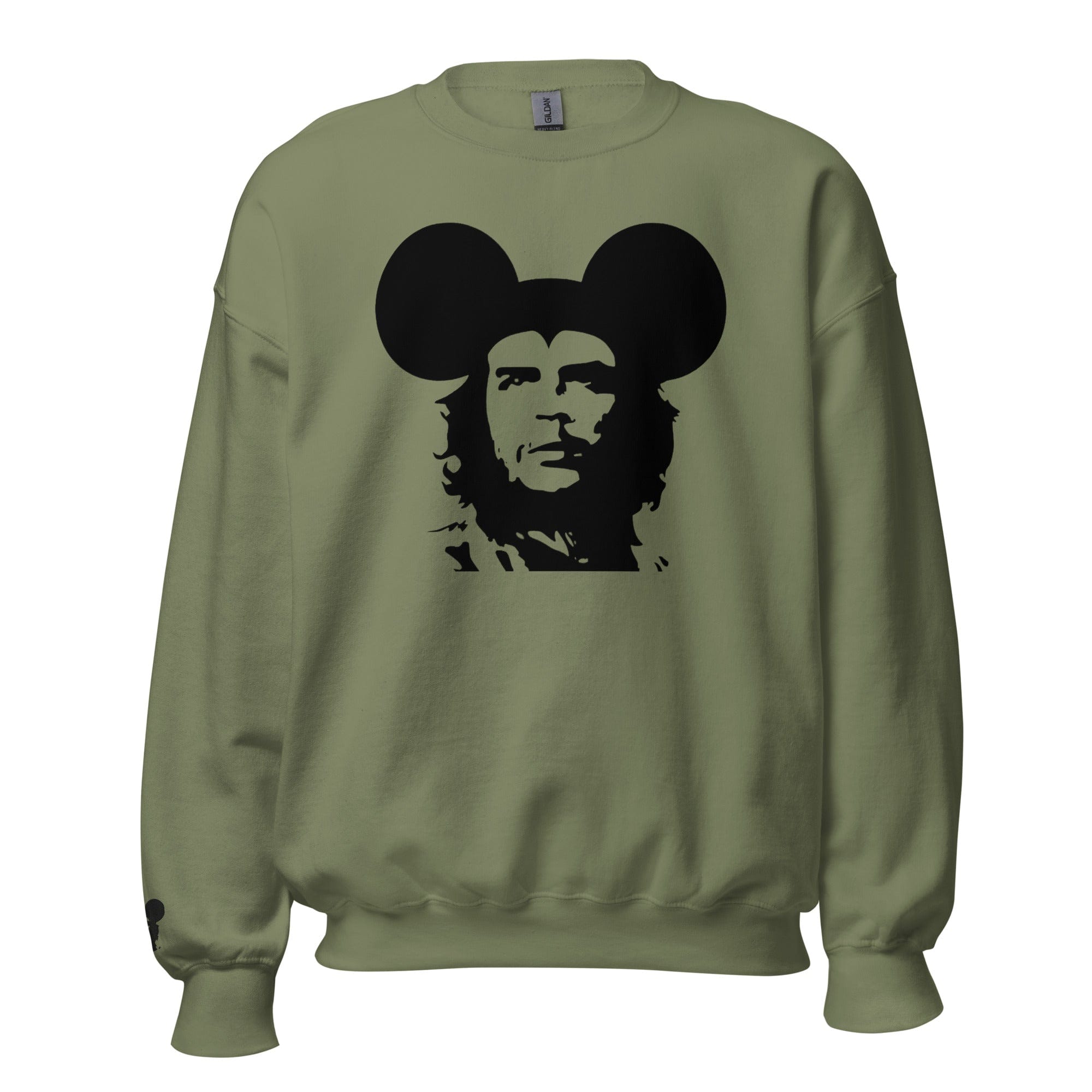 GRAPHIC T-SHIRTS Sweatshirt Military Green / S Unisex Crew Neck Sweatshirt - Che Guevara