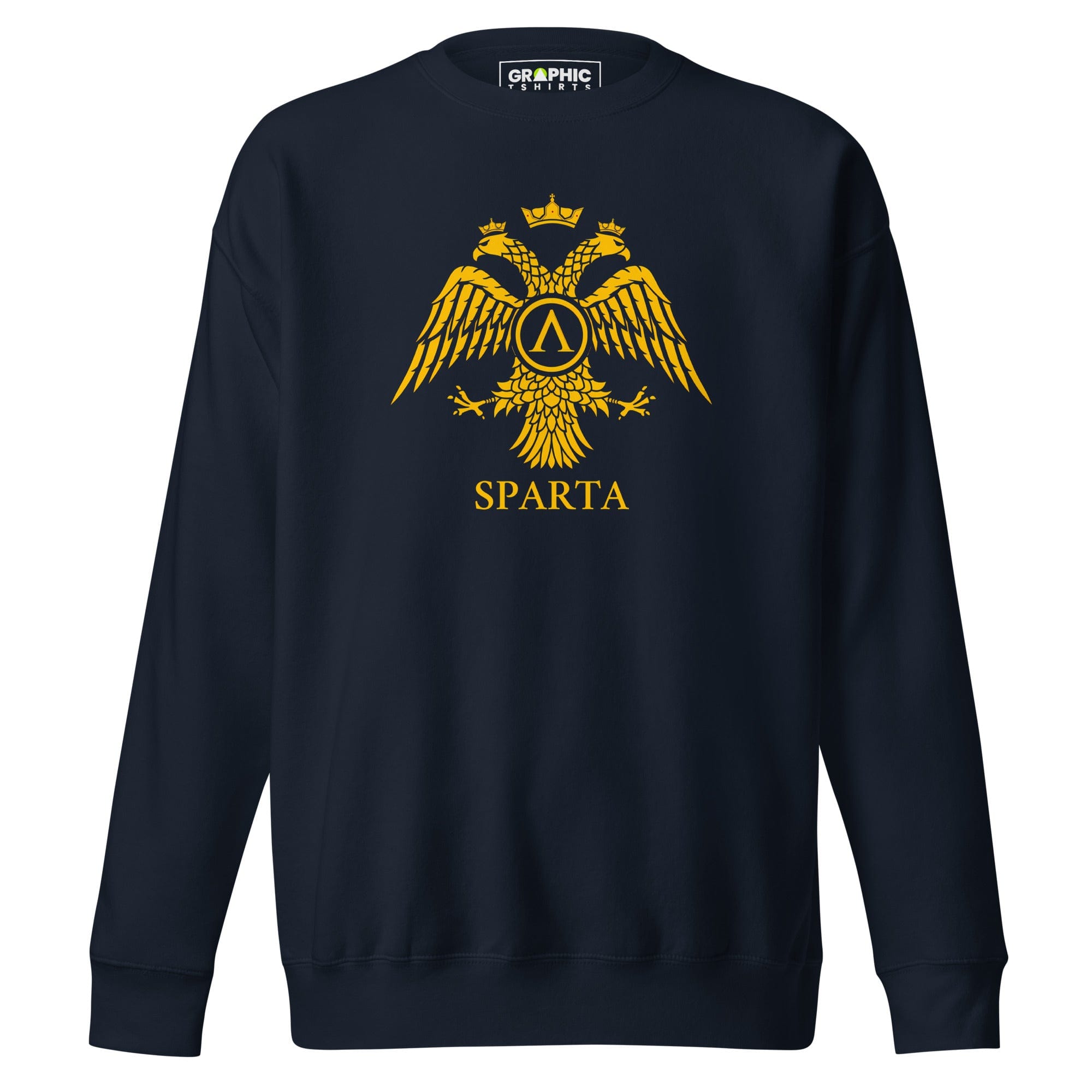 GRAPHIC T-SHIRTS Sweatshirt Navy Blazer / S Unisex Premium Sweatshirt - Sparta