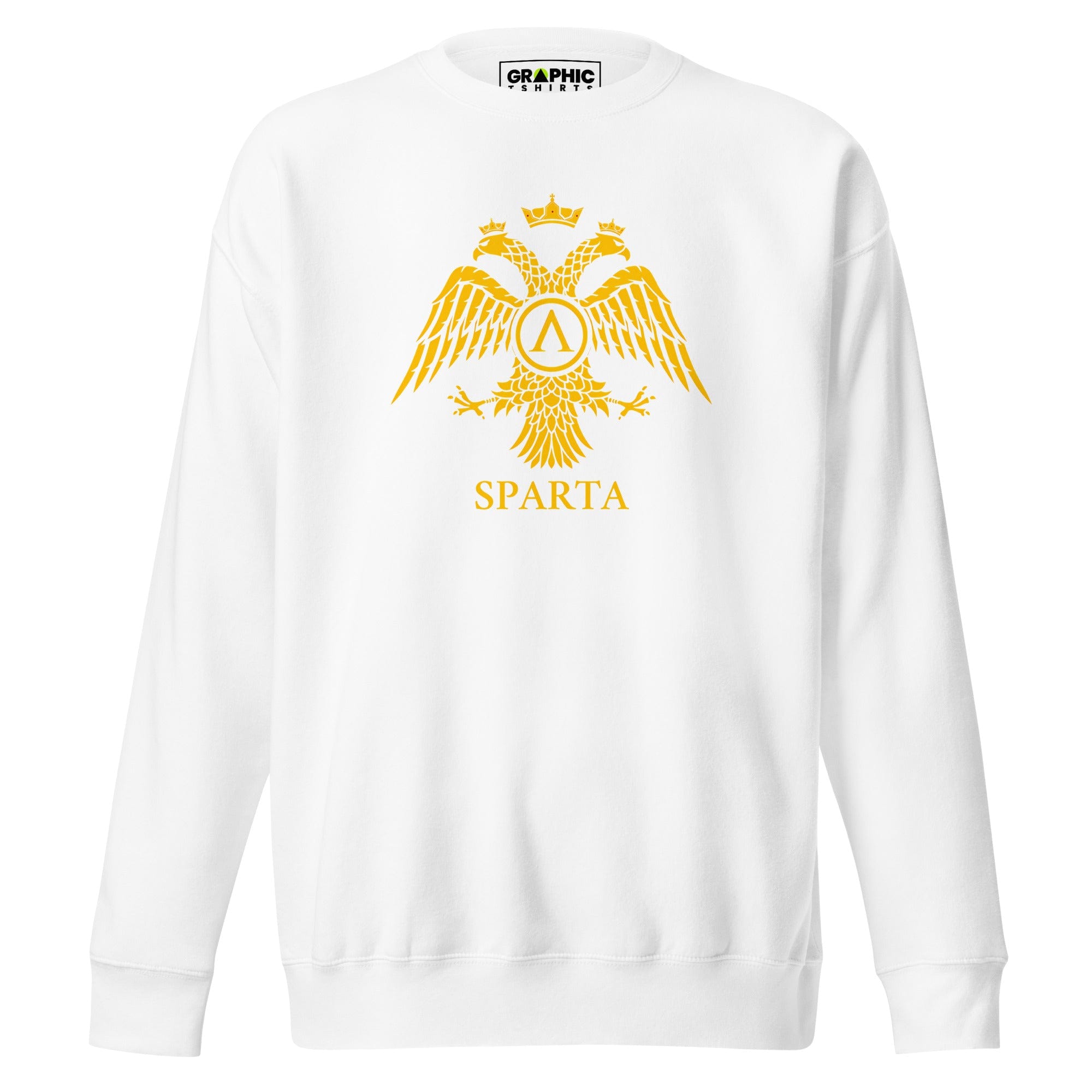 GRAPHIC T-SHIRTS Sweatshirt White / S Unisex Premium Sweatshirt - Sparta