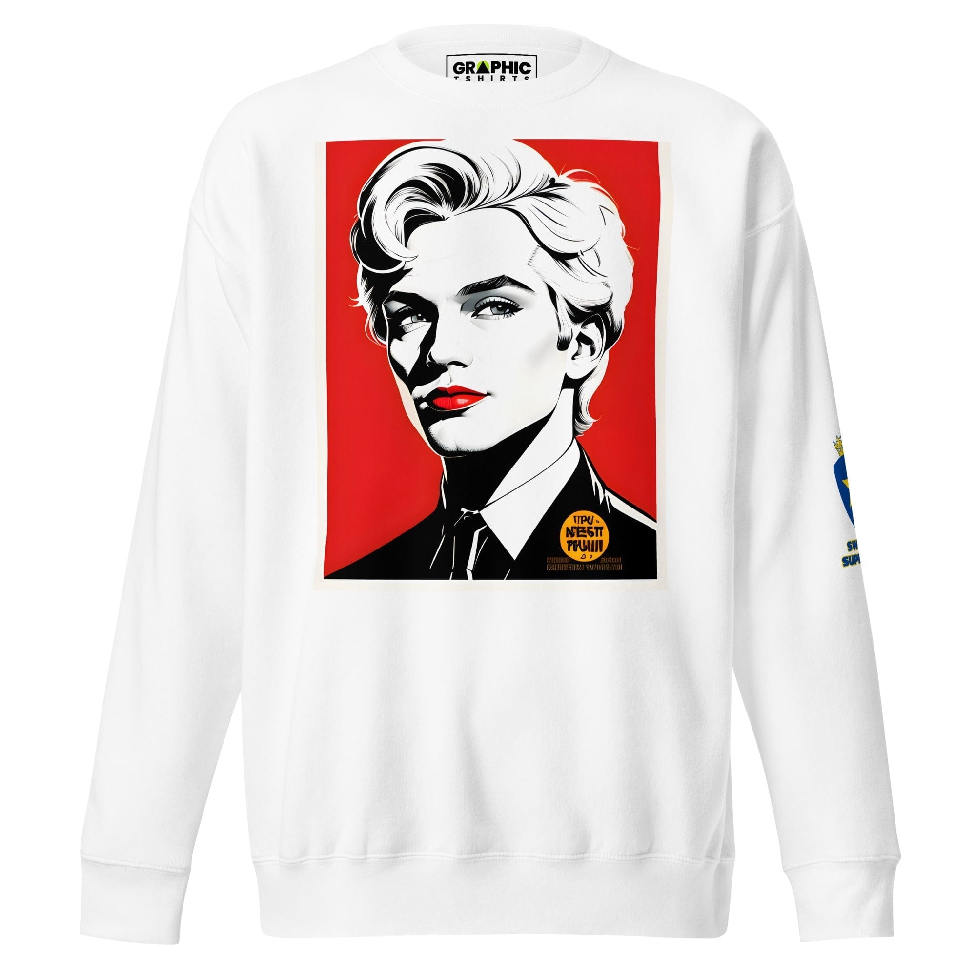 GRAPHIC T-SHIRTS Sweatshirt White / S Unisex Premium Sweatshirt - Swedish Superstar Series v.14