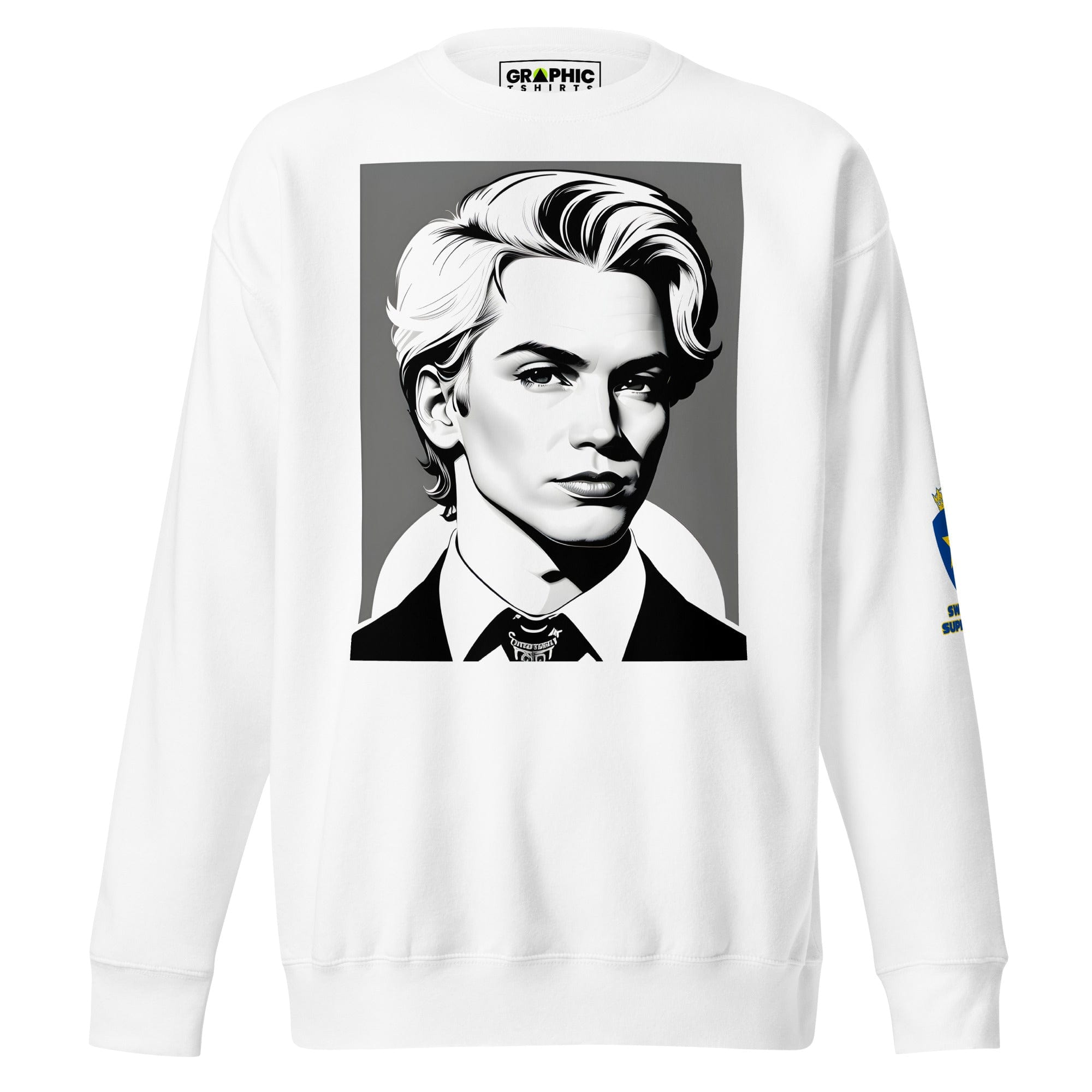 GRAPHIC T-SHIRTS Sweatshirt White / S Unisex Premium Sweatshirt - Swedish Superstar Series v.26