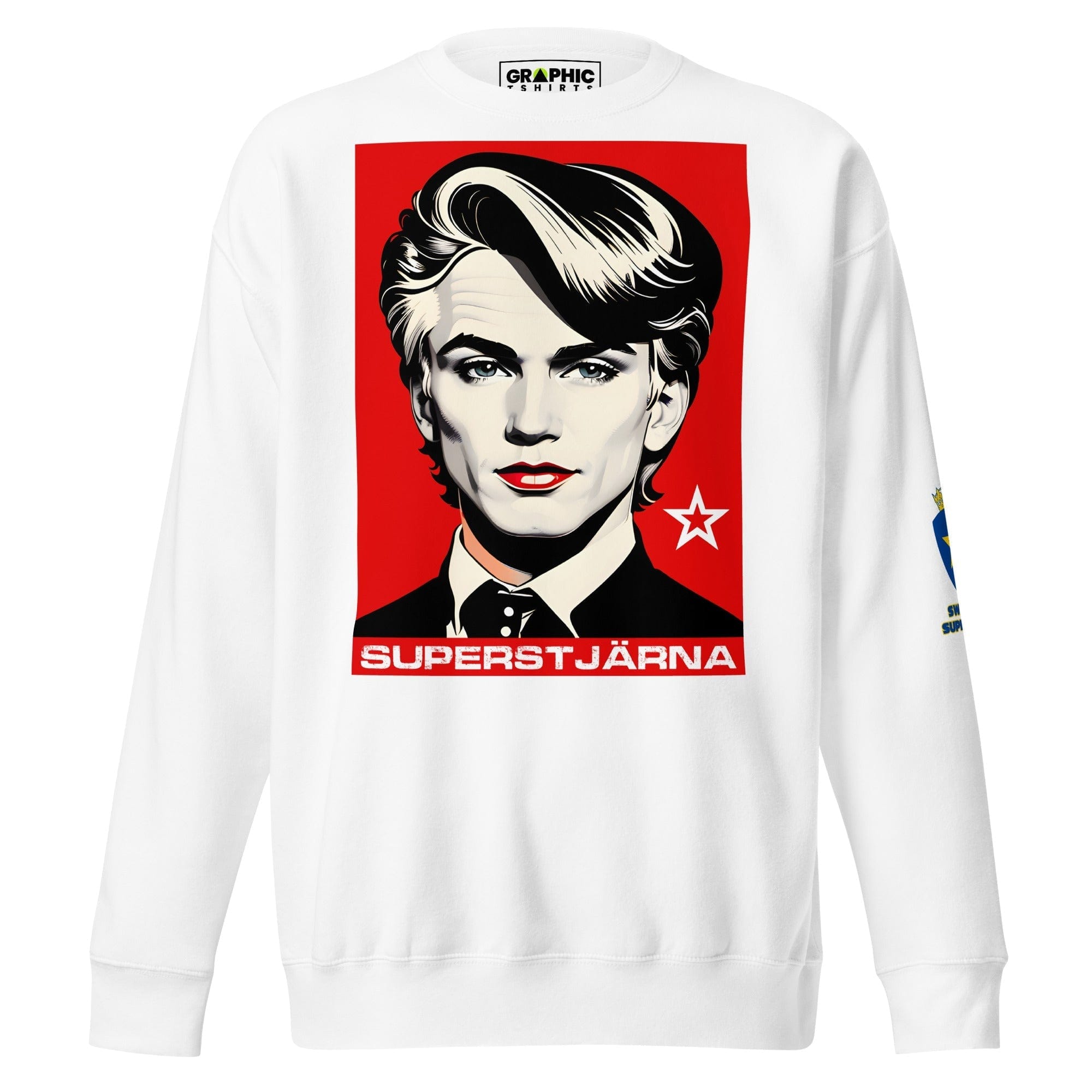 GRAPHIC T-SHIRTS Sweatshirt White / S Unisex Premium Sweatshirt - Swedish Superstar Series v.4