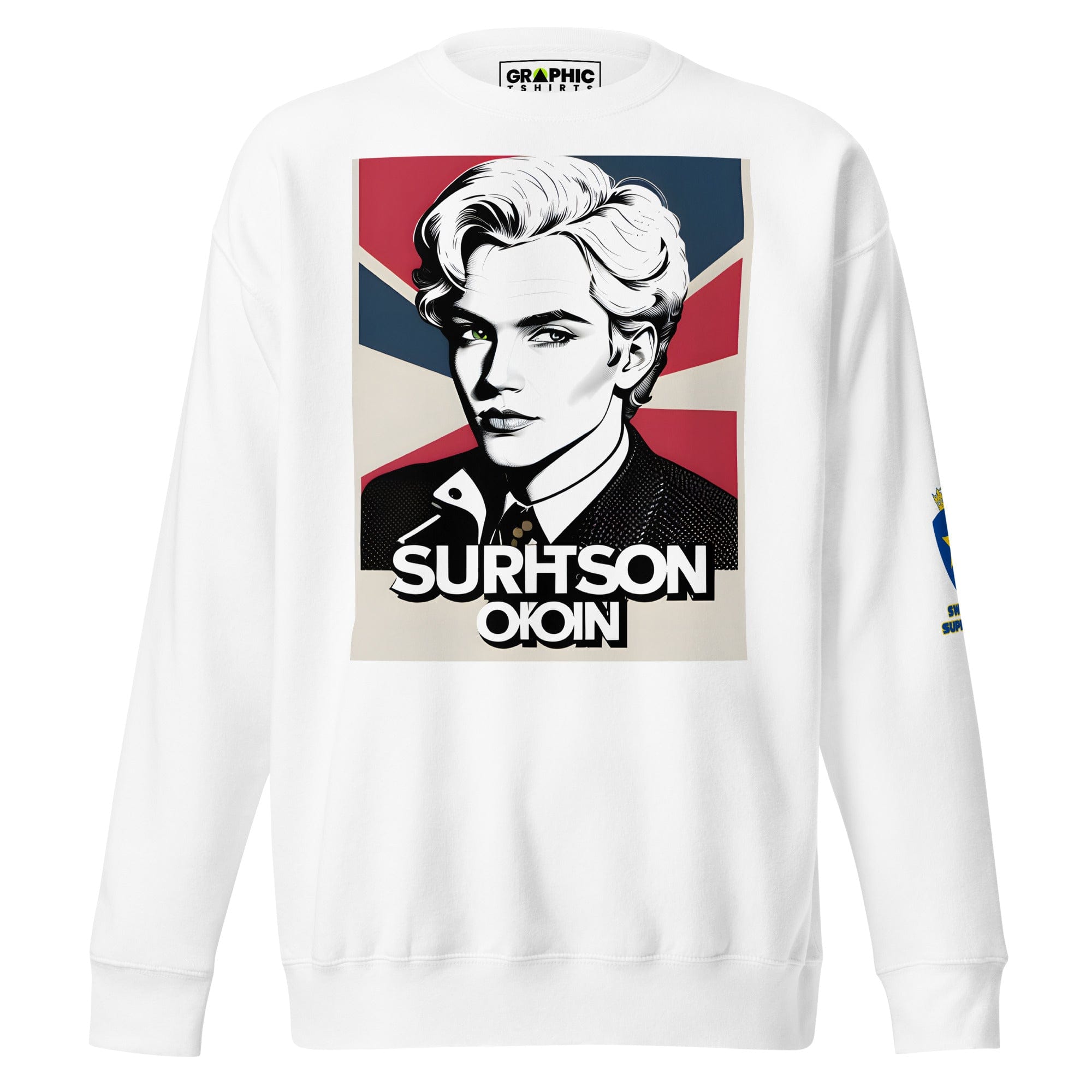 GRAPHIC T-SHIRTS Sweatshirt White / S Unisex Premium Sweatshirt - Swedish Superstar Series v.7