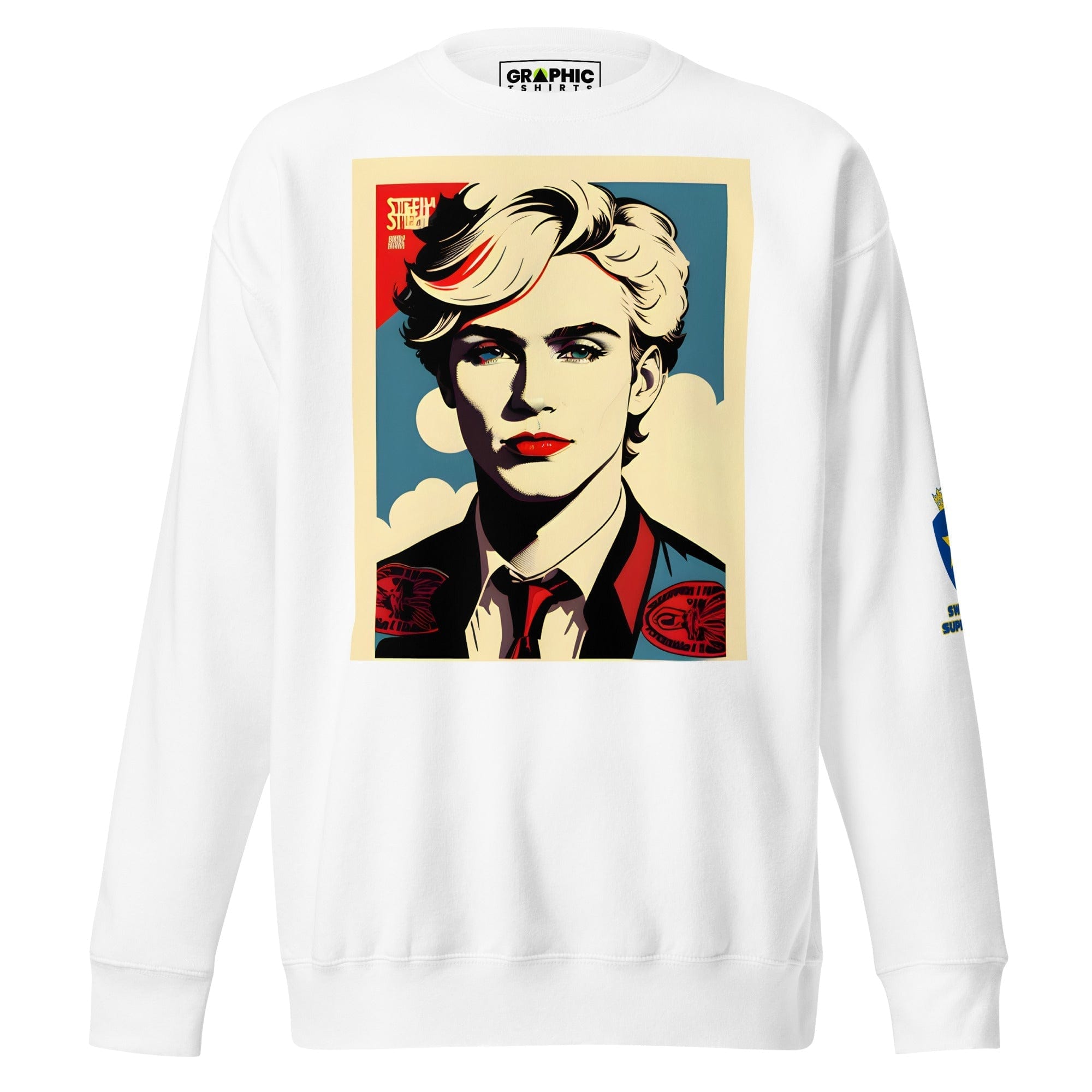 GRAPHIC T-SHIRTS Sweatshirt White / S Unisex Premium Sweatshirt - Swedish Superstar Series v.8