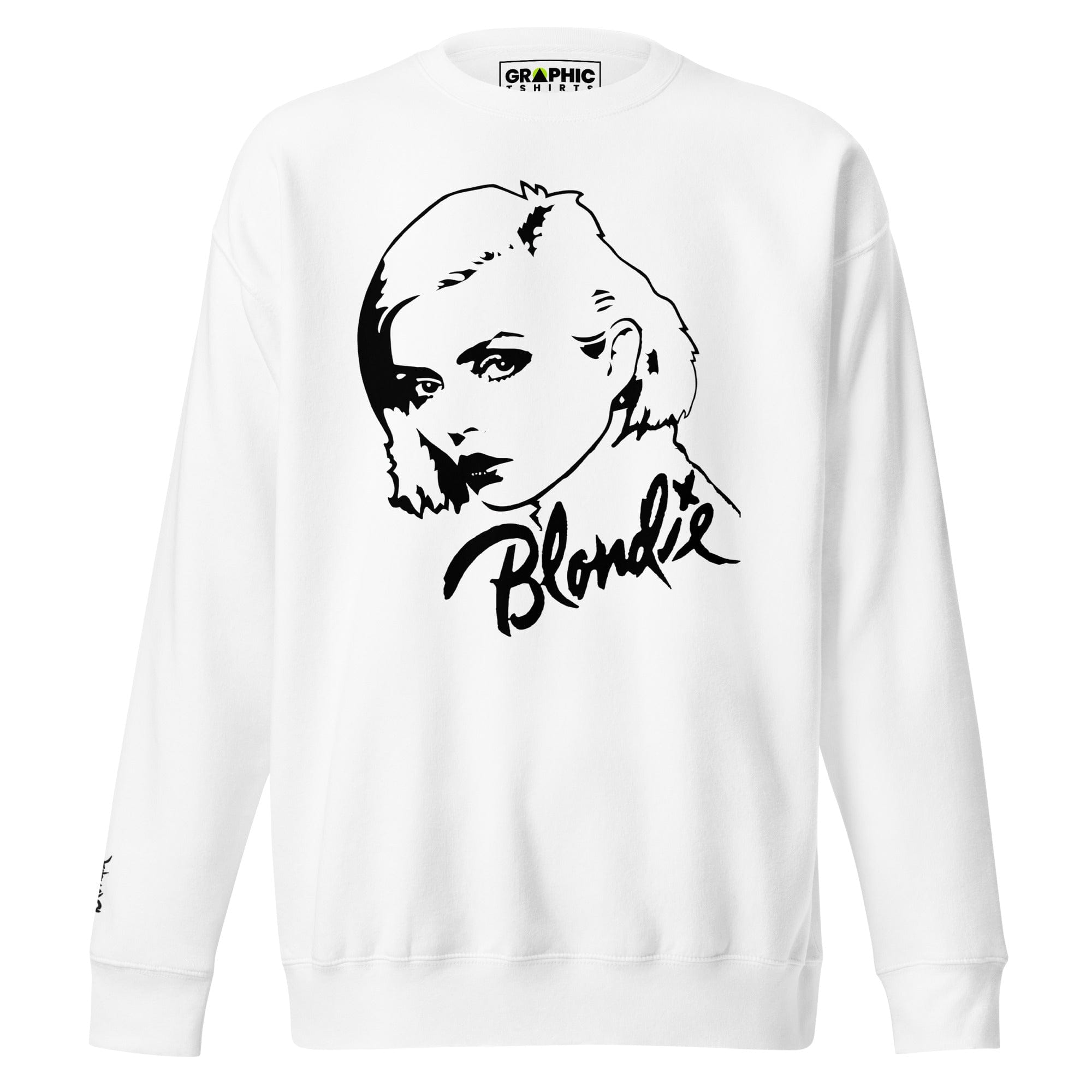 GRAPHIC T-SHIRTS Sweatshirt White / S Unisex Premium Sweatshirt With Embroidered Sleeve - BLONDIE