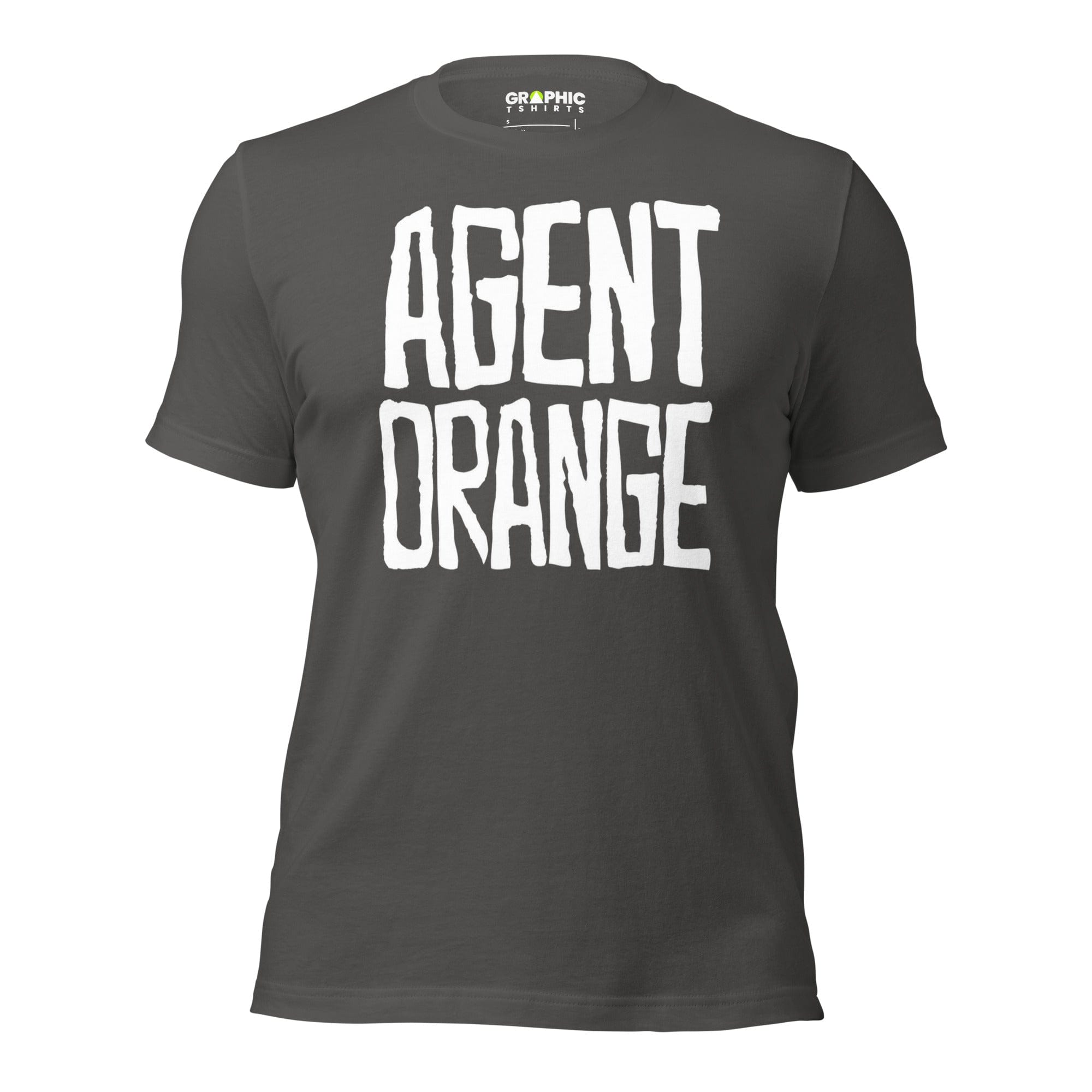 GRAPHIC T-SHIRTS T-Shirt Asphalt / S Unisex Crew Neck T-Shirt - Agent Orange