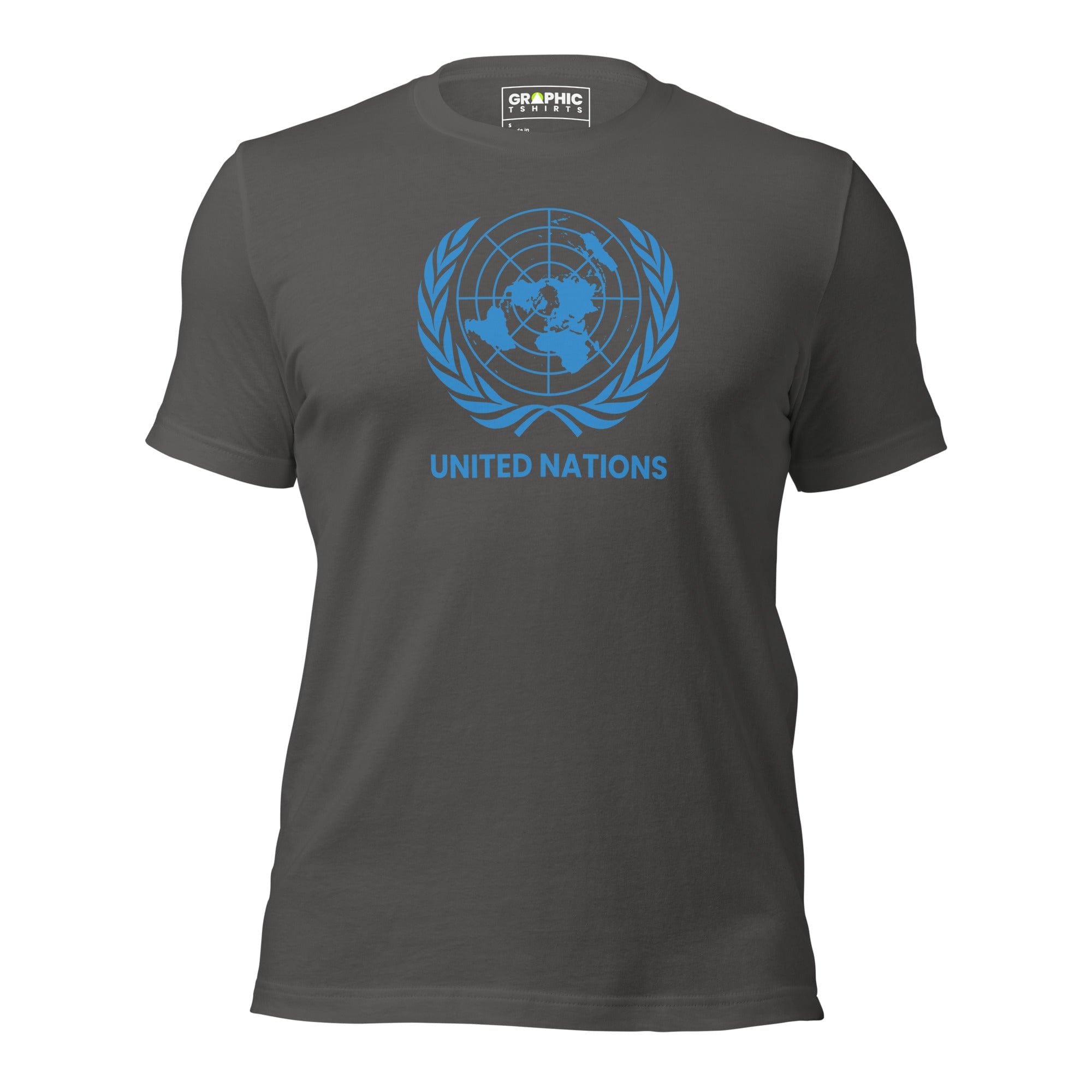 GRAPHIC T-SHIRTS T-Shirt Asphalt / S Unisex Crew Neck T-Shirt - United Nations