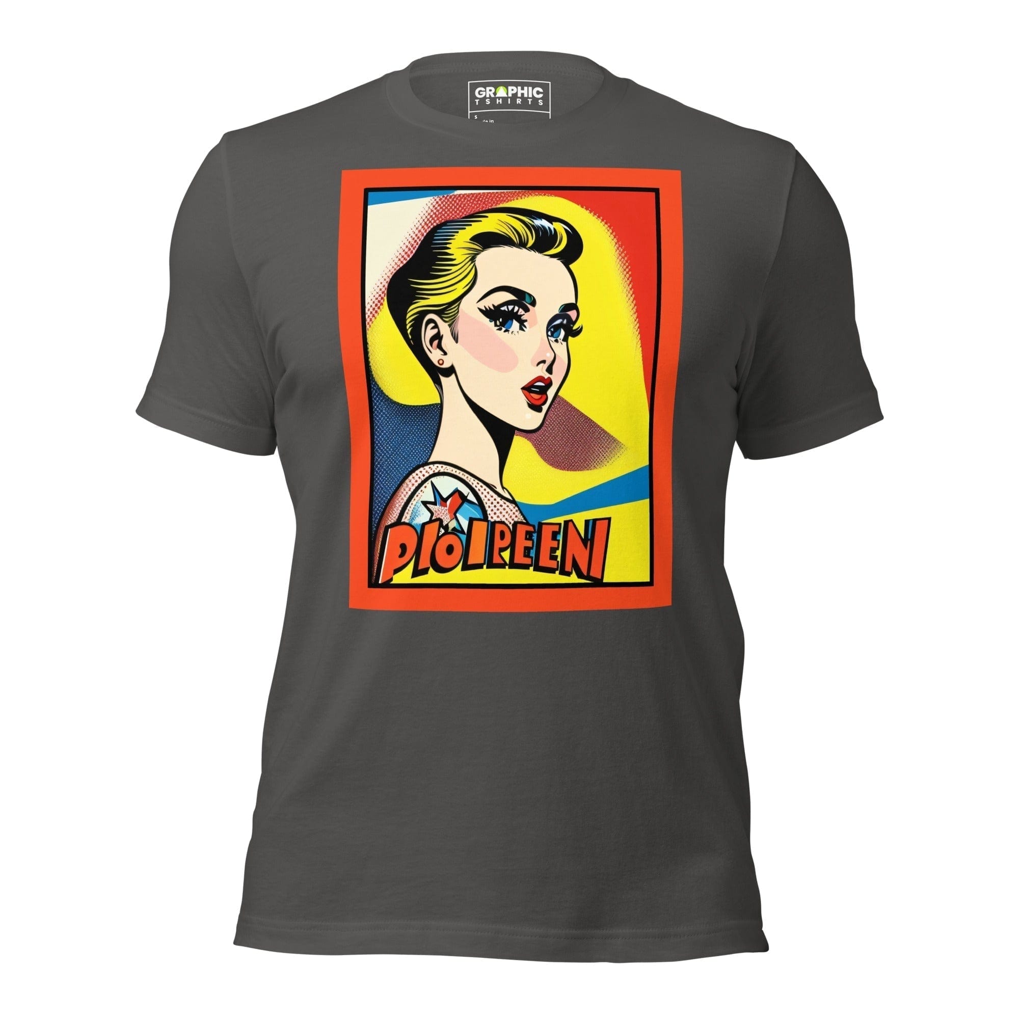 GRAPHIC T-SHIRTS T-Shirt Asphalt / S Unisex Crew Neck T-Shirt - Vintage American Comic Series v.18