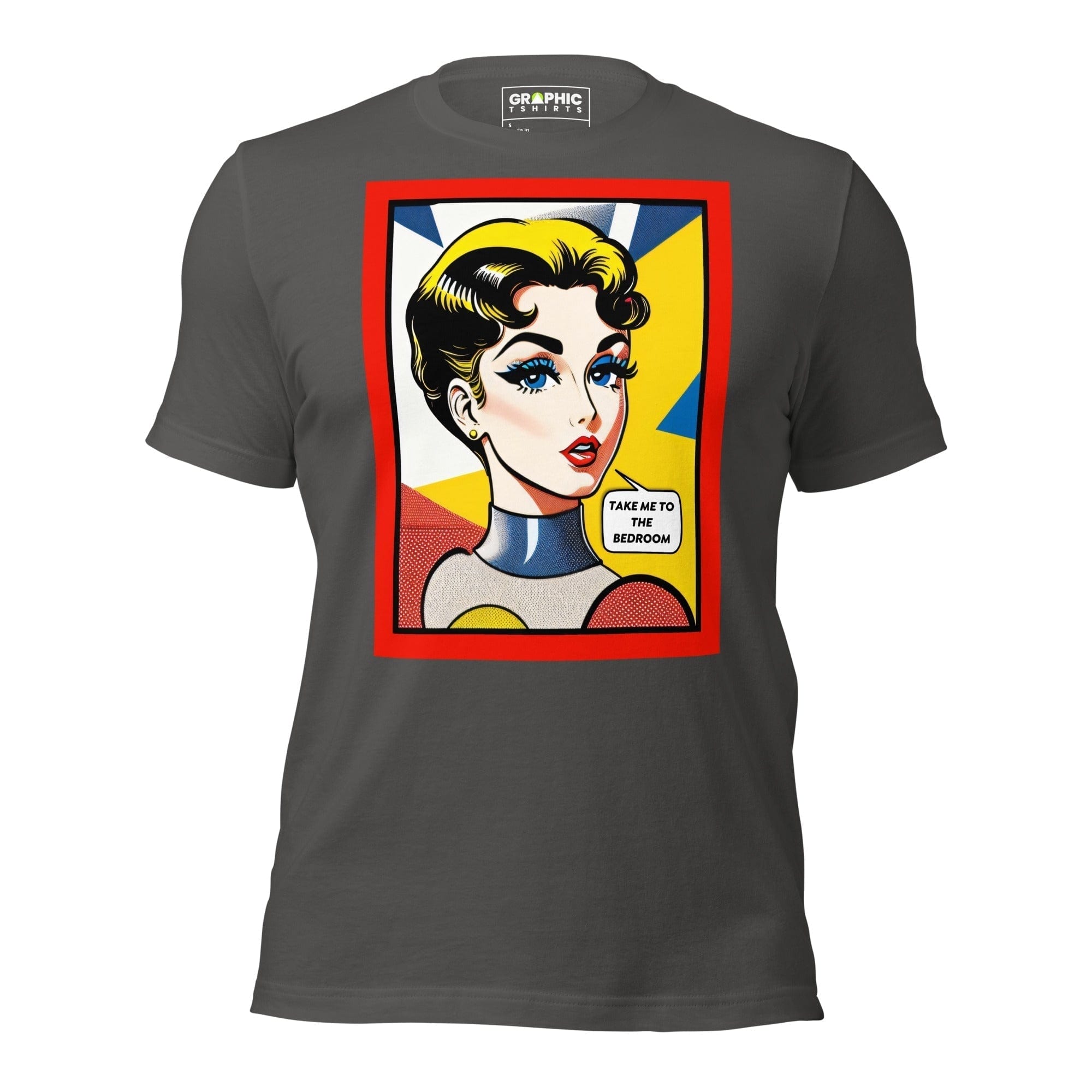 GRAPHIC T-SHIRTS T-Shirt Asphalt / S Unisex Crew Neck T-Shirt - Vintage American Comic Series v.31