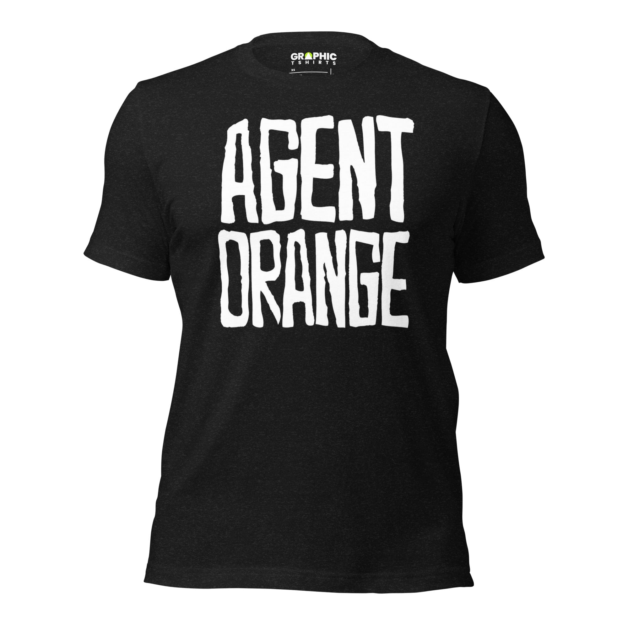 GRAPHIC T-SHIRTS T-Shirt Black Heather / XS Unisex Crew Neck T-Shirt - Agent Orange