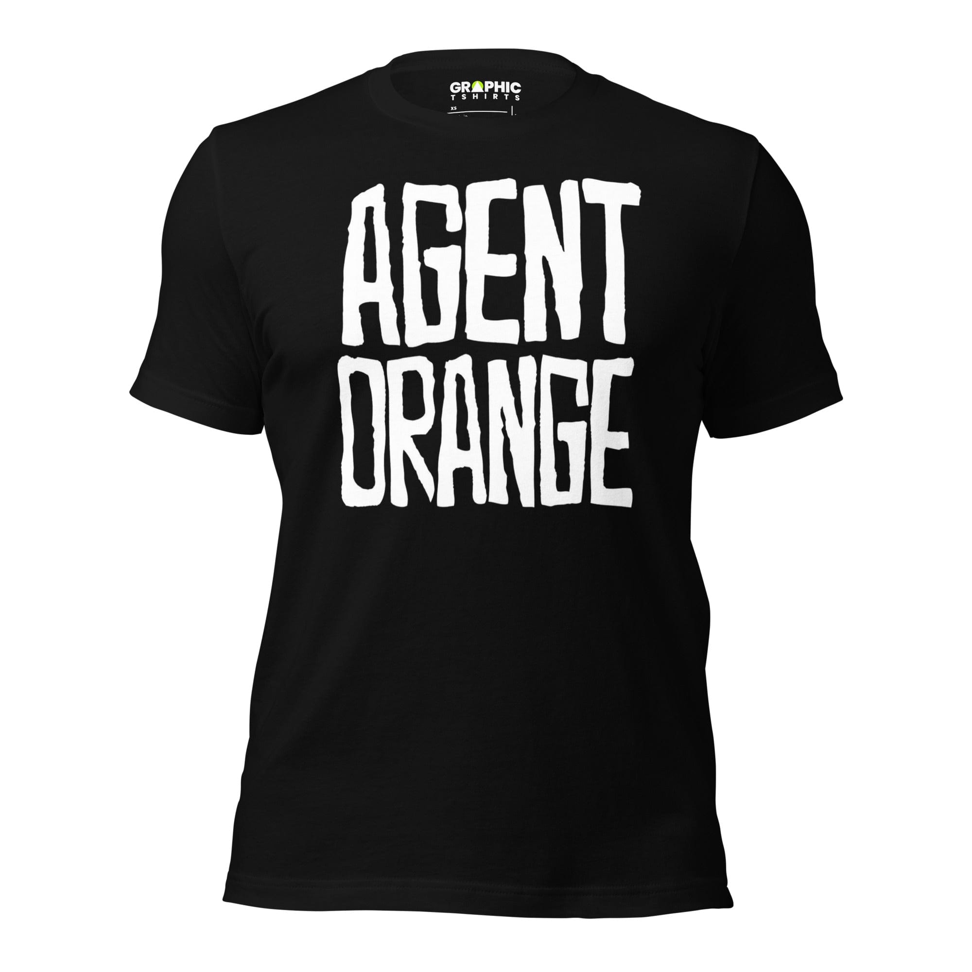 GRAPHIC T-SHIRTS T-Shirt Black / XS Unisex Crew Neck T-Shirt - Agent Orange