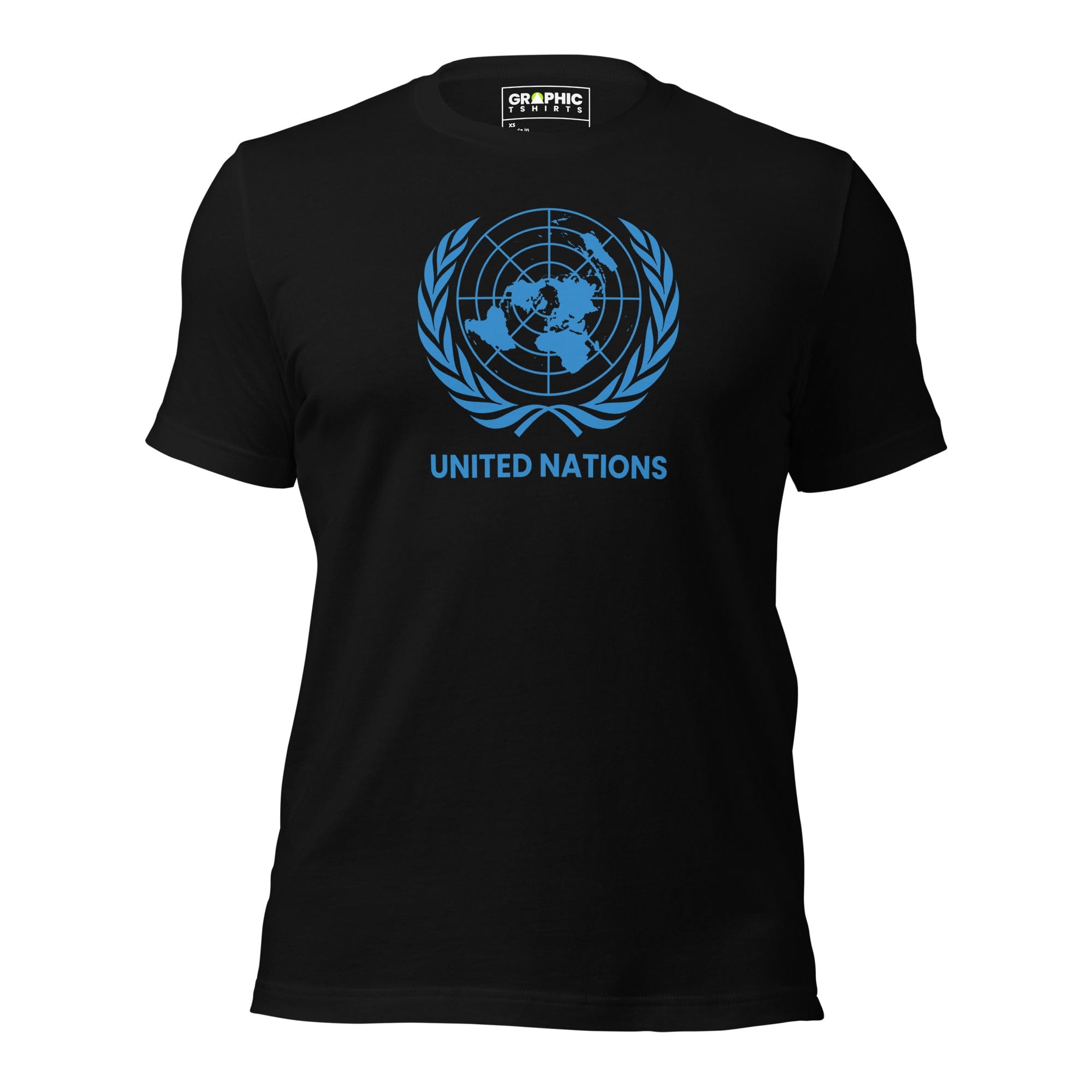 GRAPHIC T-SHIRTS T-Shirt Black / XS Unisex Crew Neck T-Shirt - United Nations