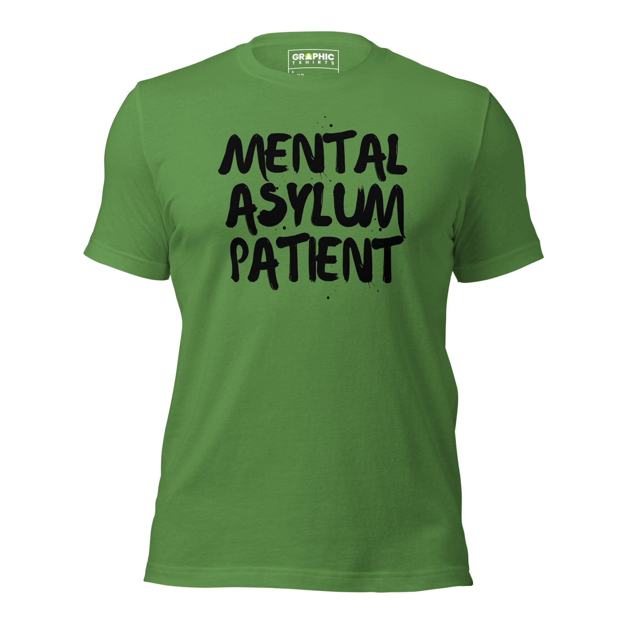 GRAPHIC T-SHIRTS T-Shirt Leaf / S Unisex Crew Neck T-Shirt - Mental Asylum Patient