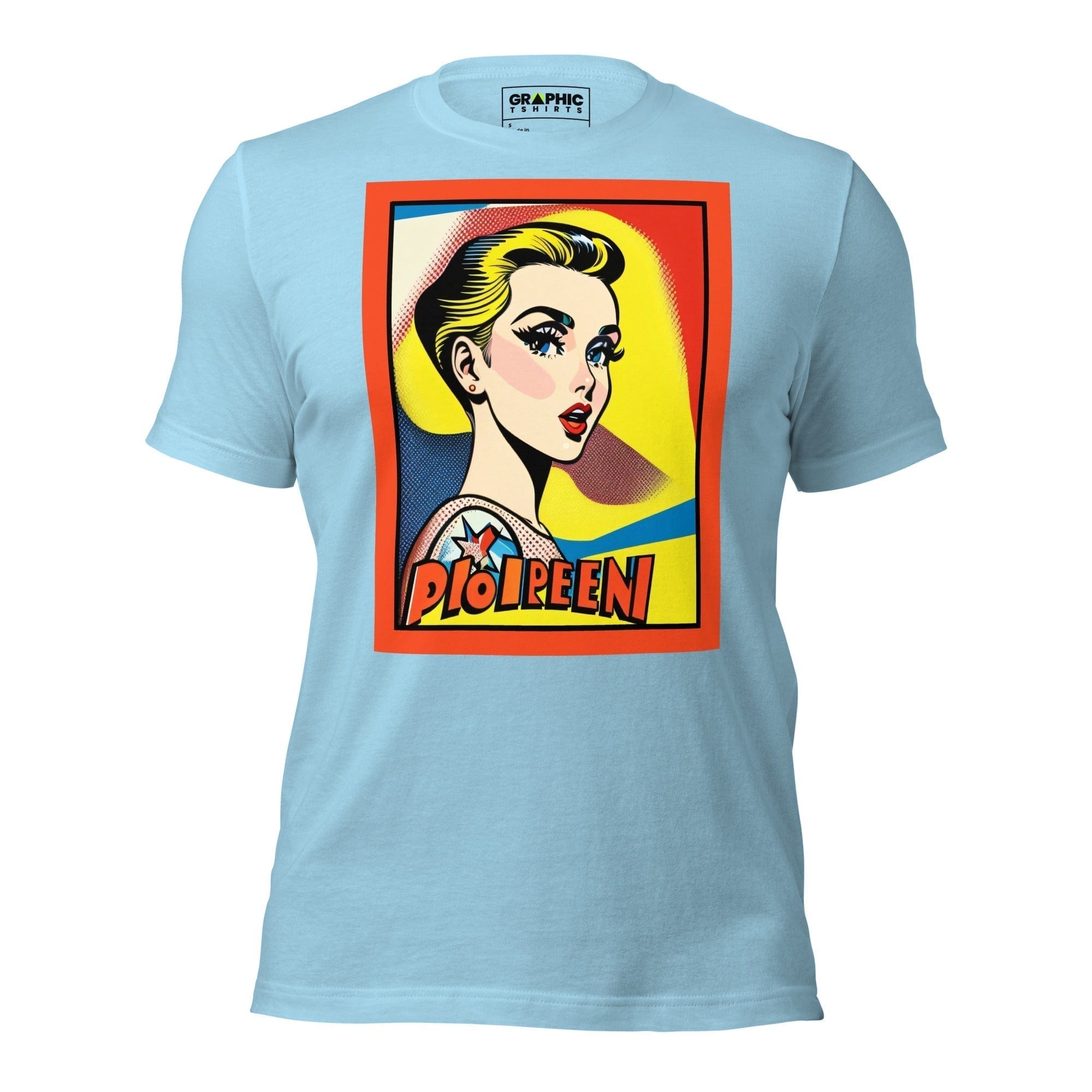 GRAPHIC T-SHIRTS T-Shirt Ocean Blue / S Unisex Crew Neck T-Shirt - Vintage American Comic Series v.18