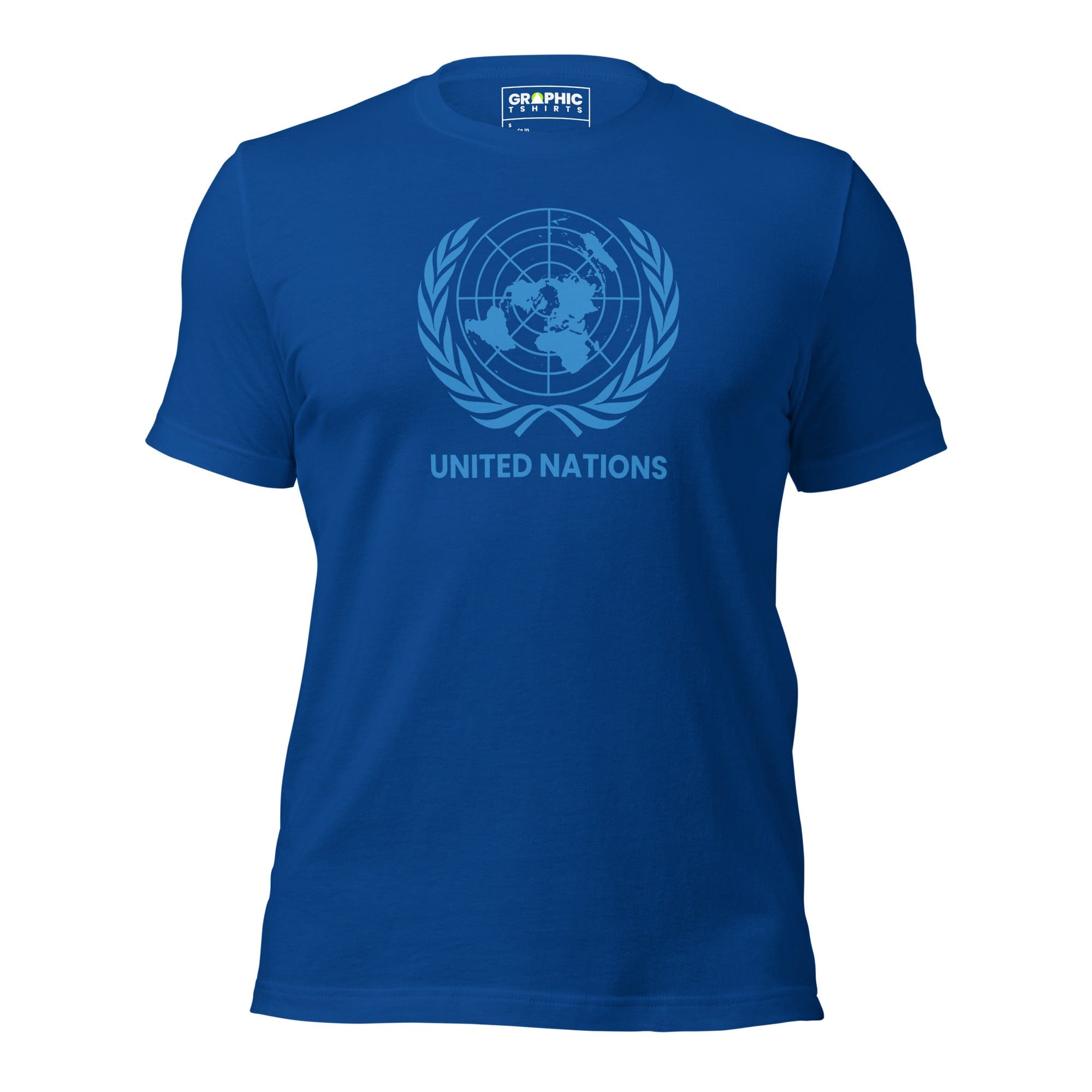 GRAPHIC T-SHIRTS T-Shirt True Royal / S Unisex Crew Neck T-Shirt - United Nations