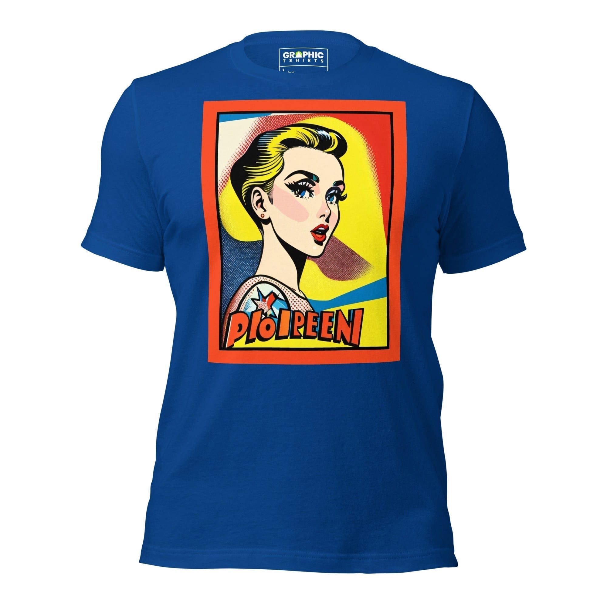 GRAPHIC T-SHIRTS T-Shirt True Royal / S Unisex Crew Neck T-Shirt - Vintage American Comic Series v.18