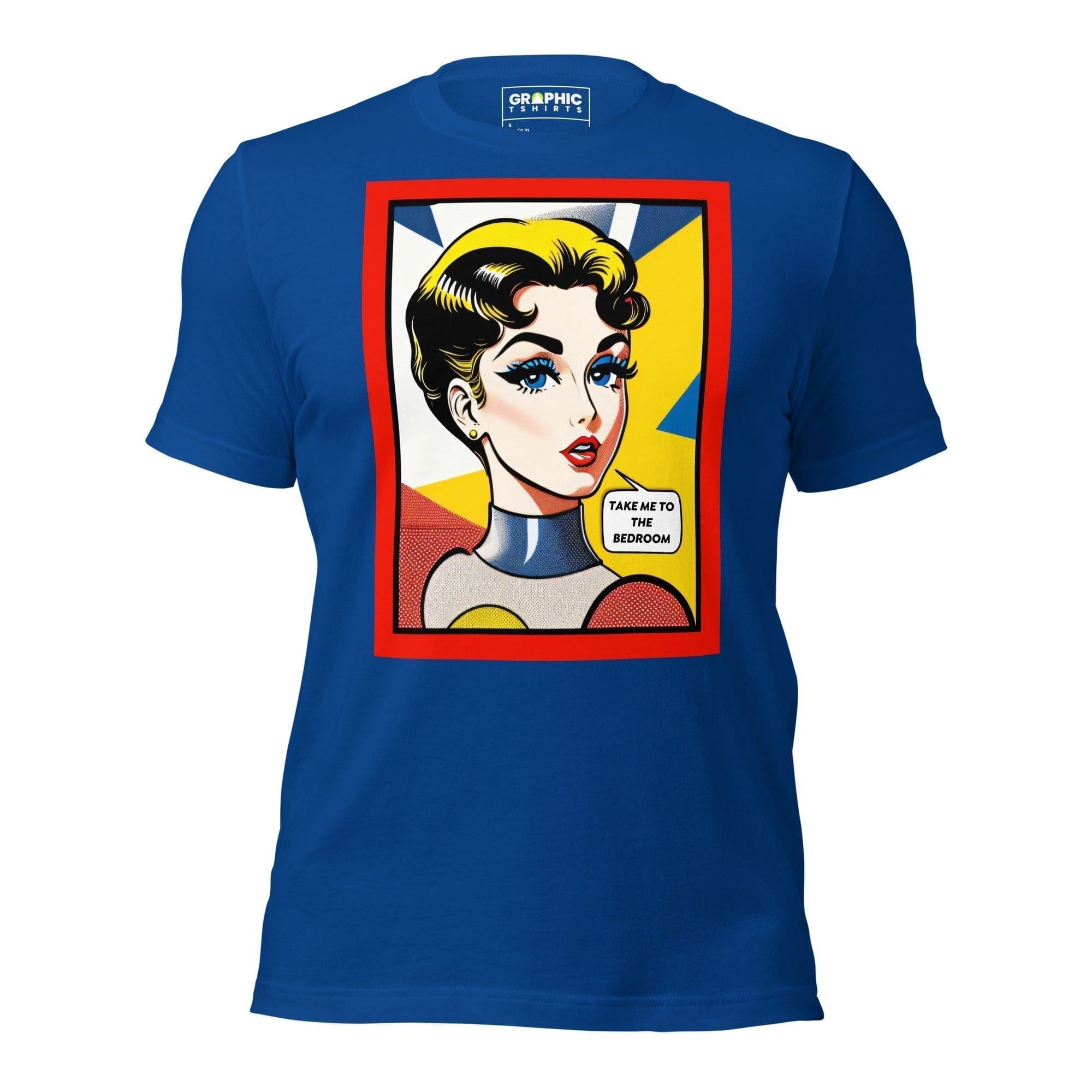 GRAPHIC T-SHIRTS T-Shirt True Royal / S Unisex Crew Neck T-Shirt - Vintage American Comic Series v.31