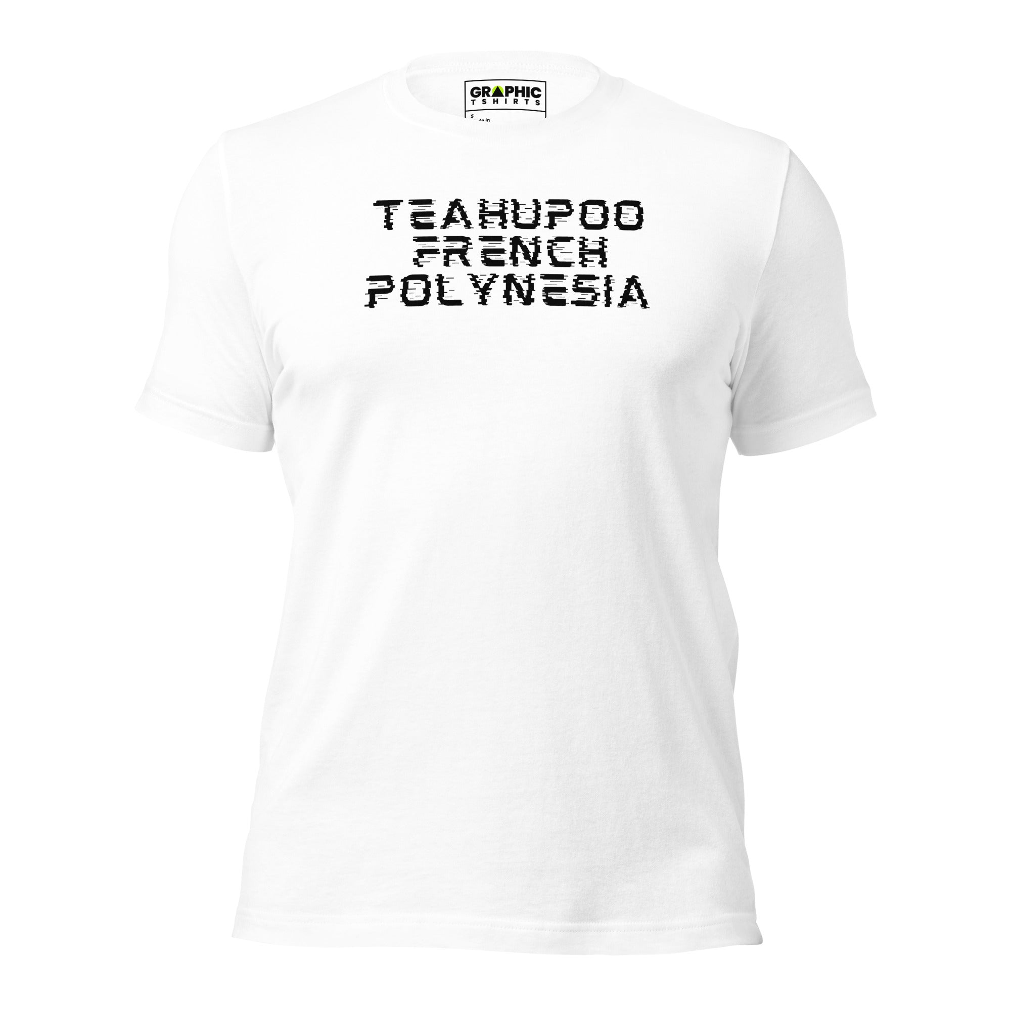 GRAPHIC T-SHIRTS T-Shirt White / S Unisex Crew Neck T-Shirt - Teahupoo French Polynesia