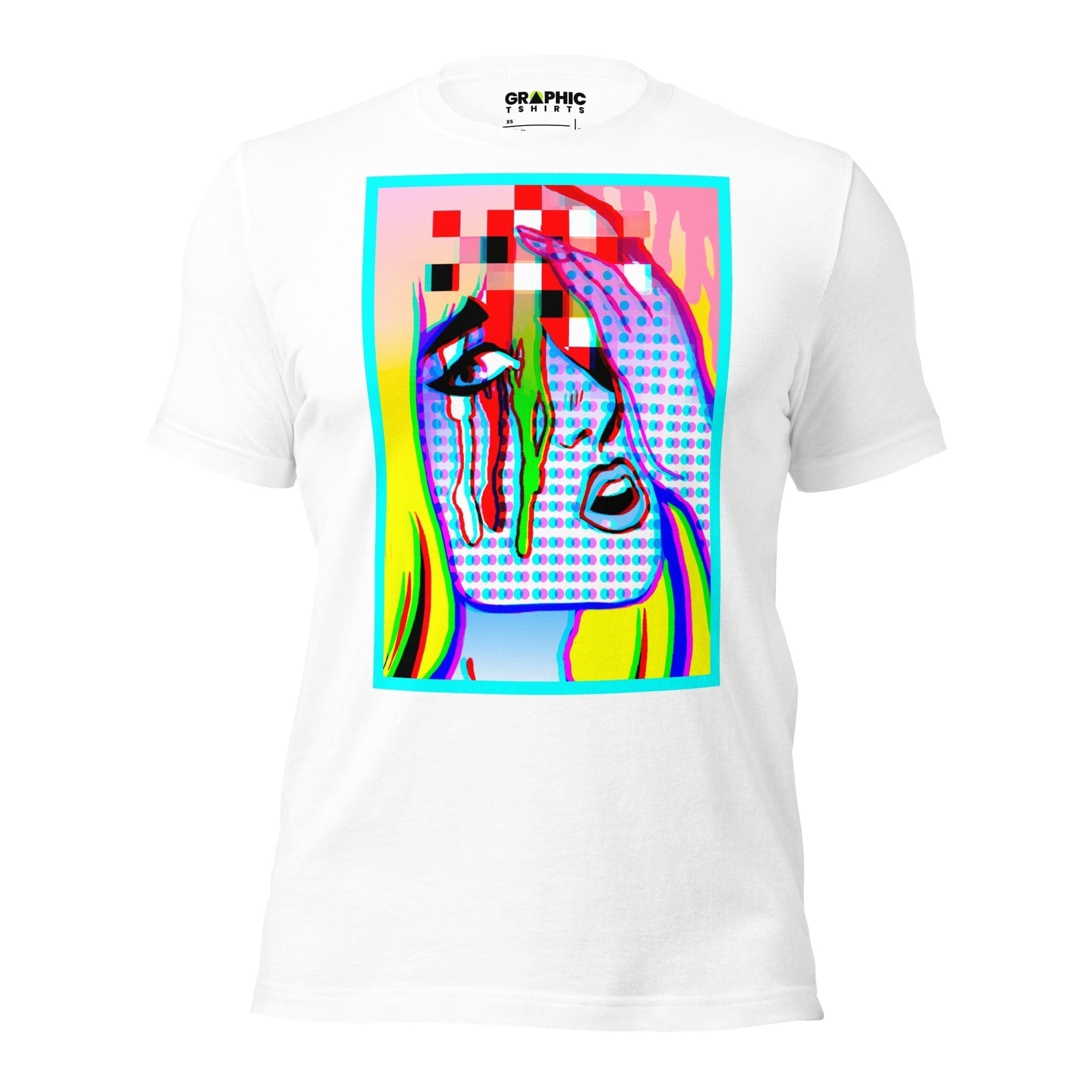 GRAPHIC T-SHIRTS T-Shirt White / XS Unisex Crew Neck T-Shirt - Pop Art Emotional Blondie