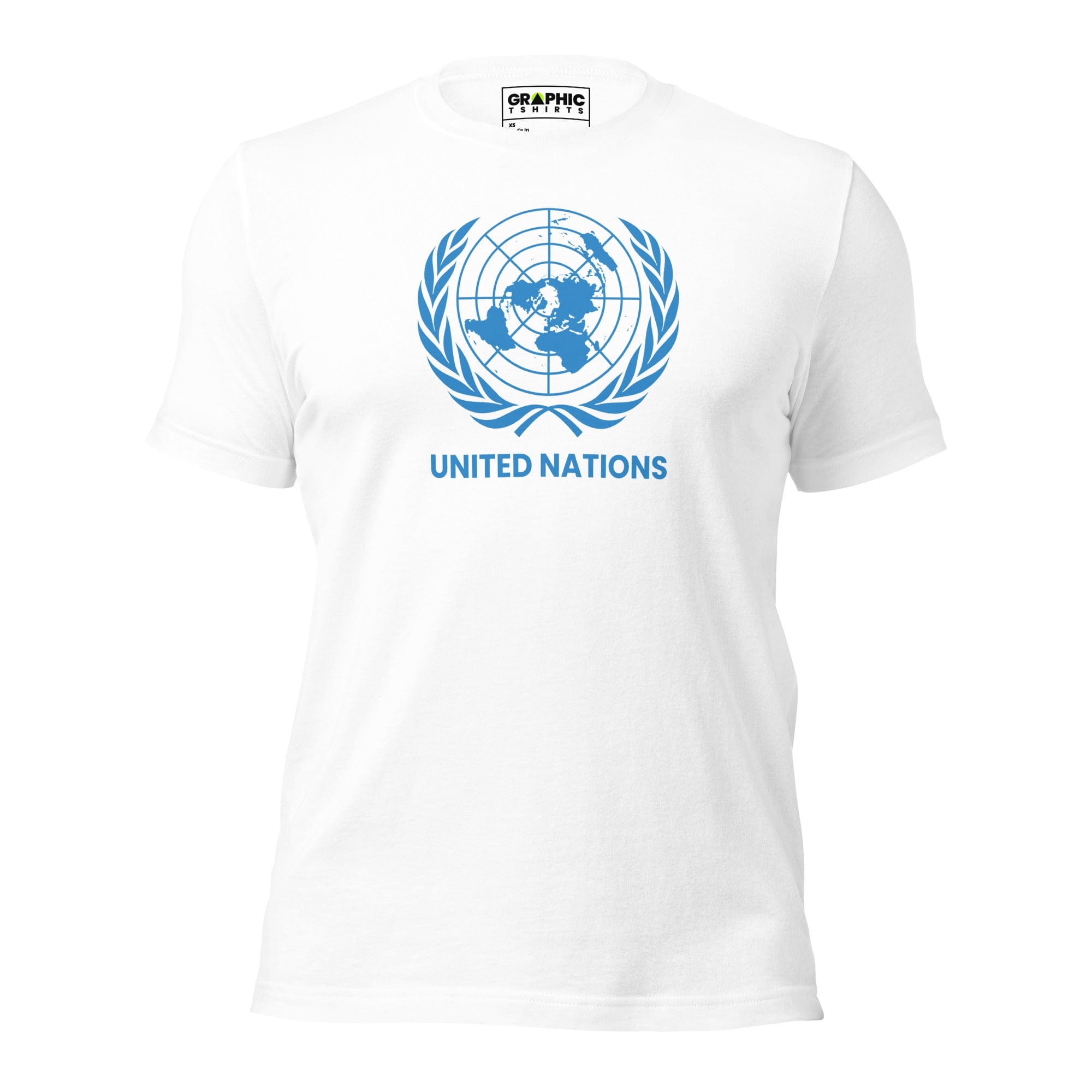 GRAPHIC T-SHIRTS T-Shirt White / XS Unisex Crew Neck T-Shirt - United Nations