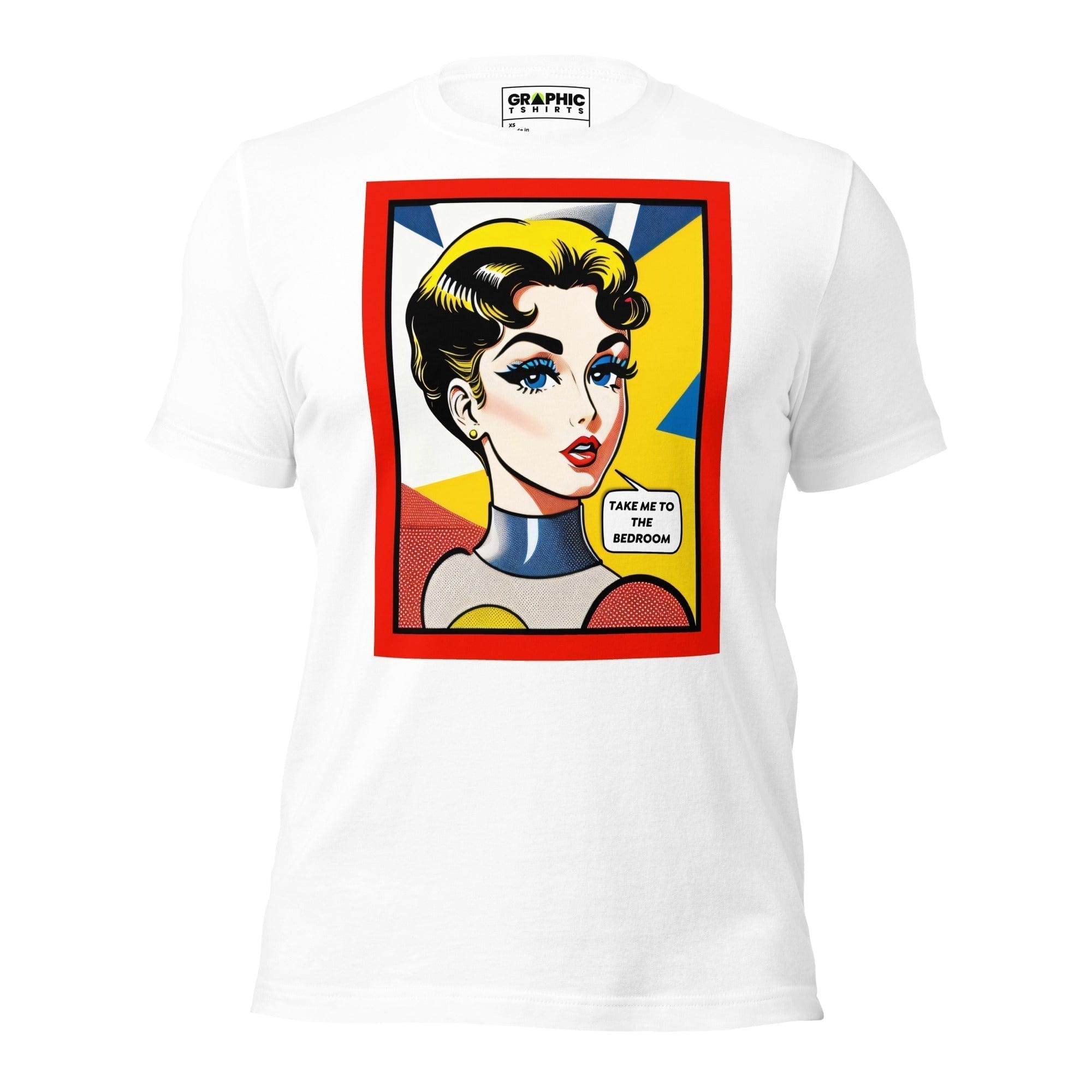 GRAPHIC T-SHIRTS T-Shirt White / XS Unisex Crew Neck T-Shirt - Vintage American Comic Series v.31