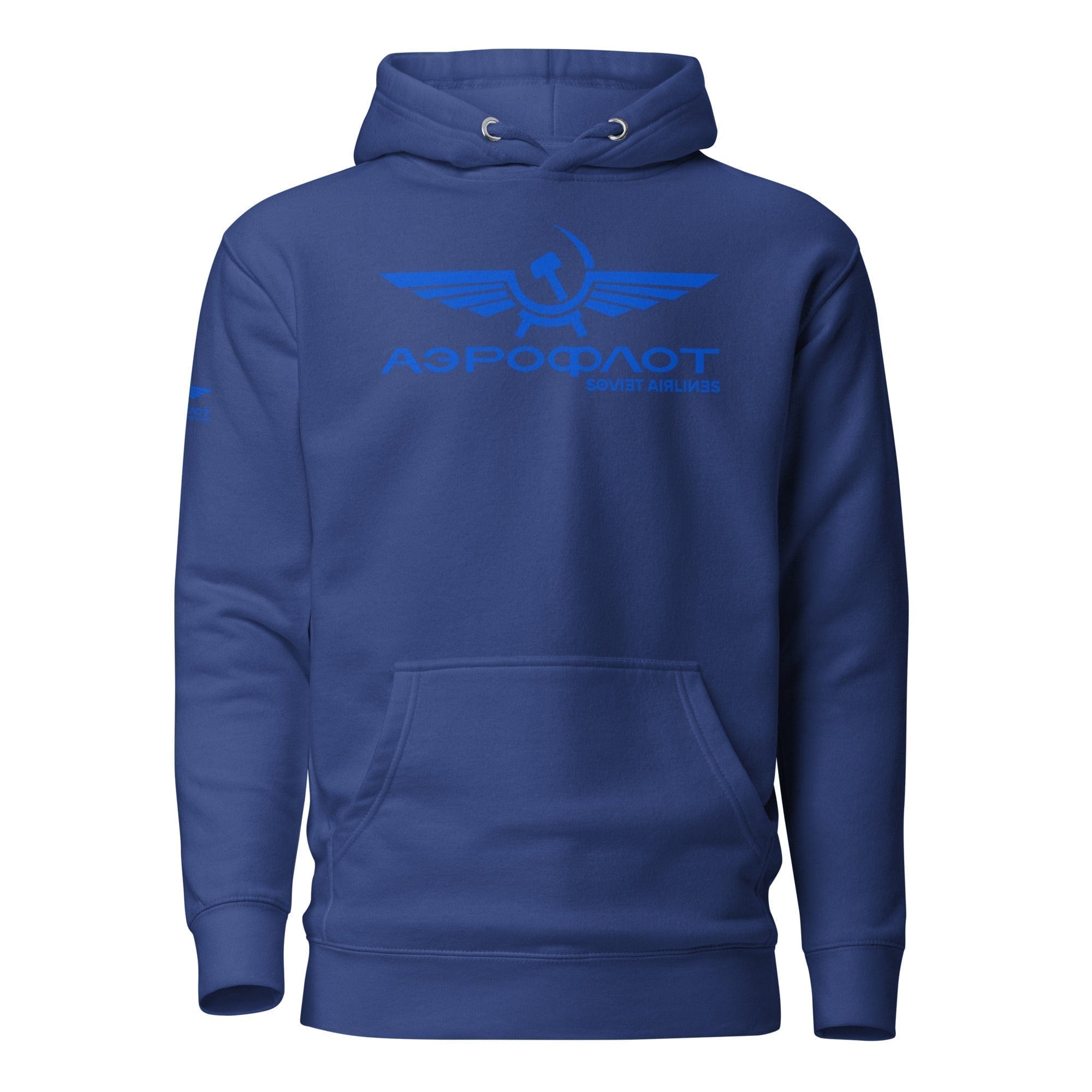 GRAPHIC T-SHIRTS Team Royal / S Unisex Premium Hoodie - Aeroflot Soviet Airlines v.9