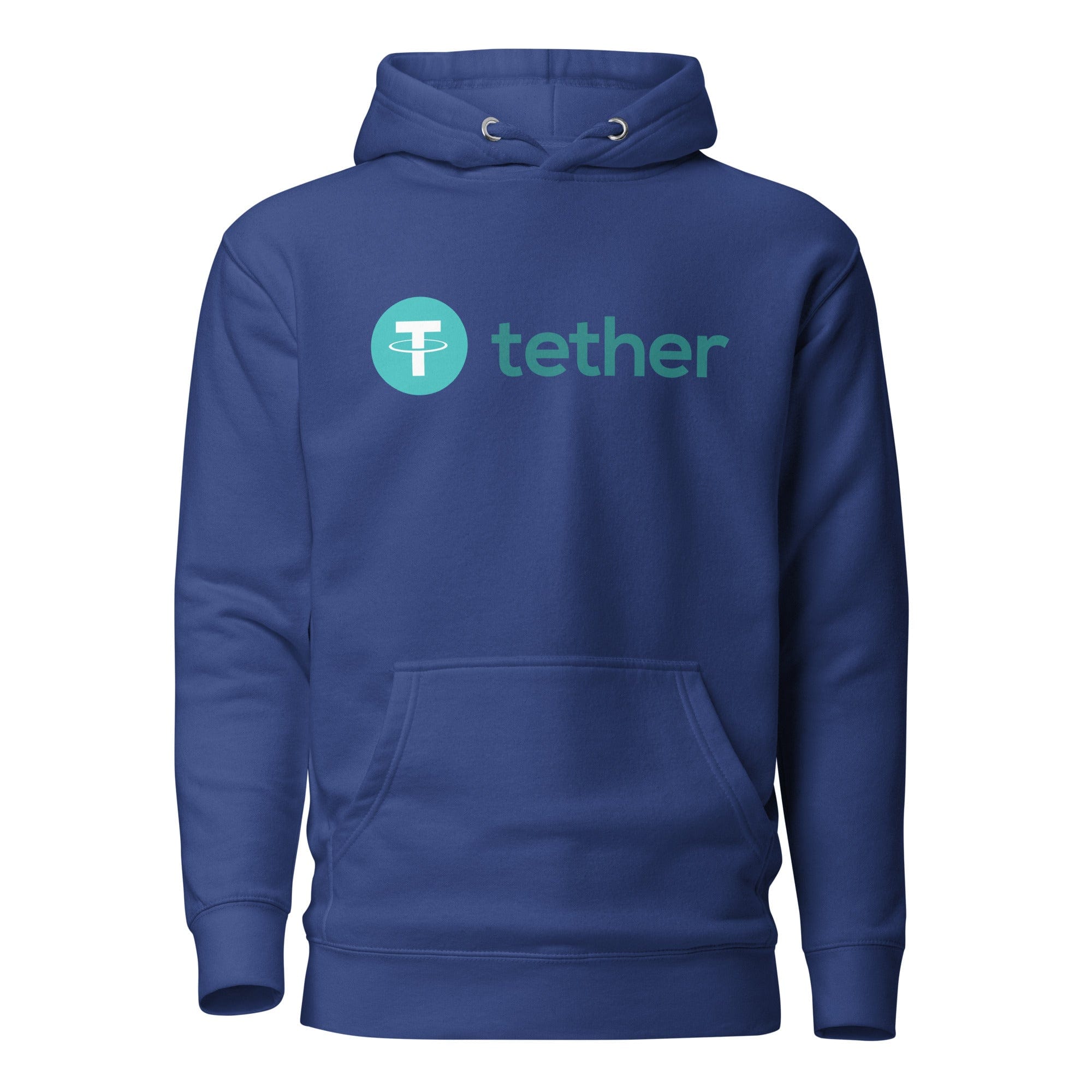 GRAPHIC T-SHIRTS Team Royal / S Unisex Premium Hoodie - Cotton Heritage - Tether Cryptocurrency Logo