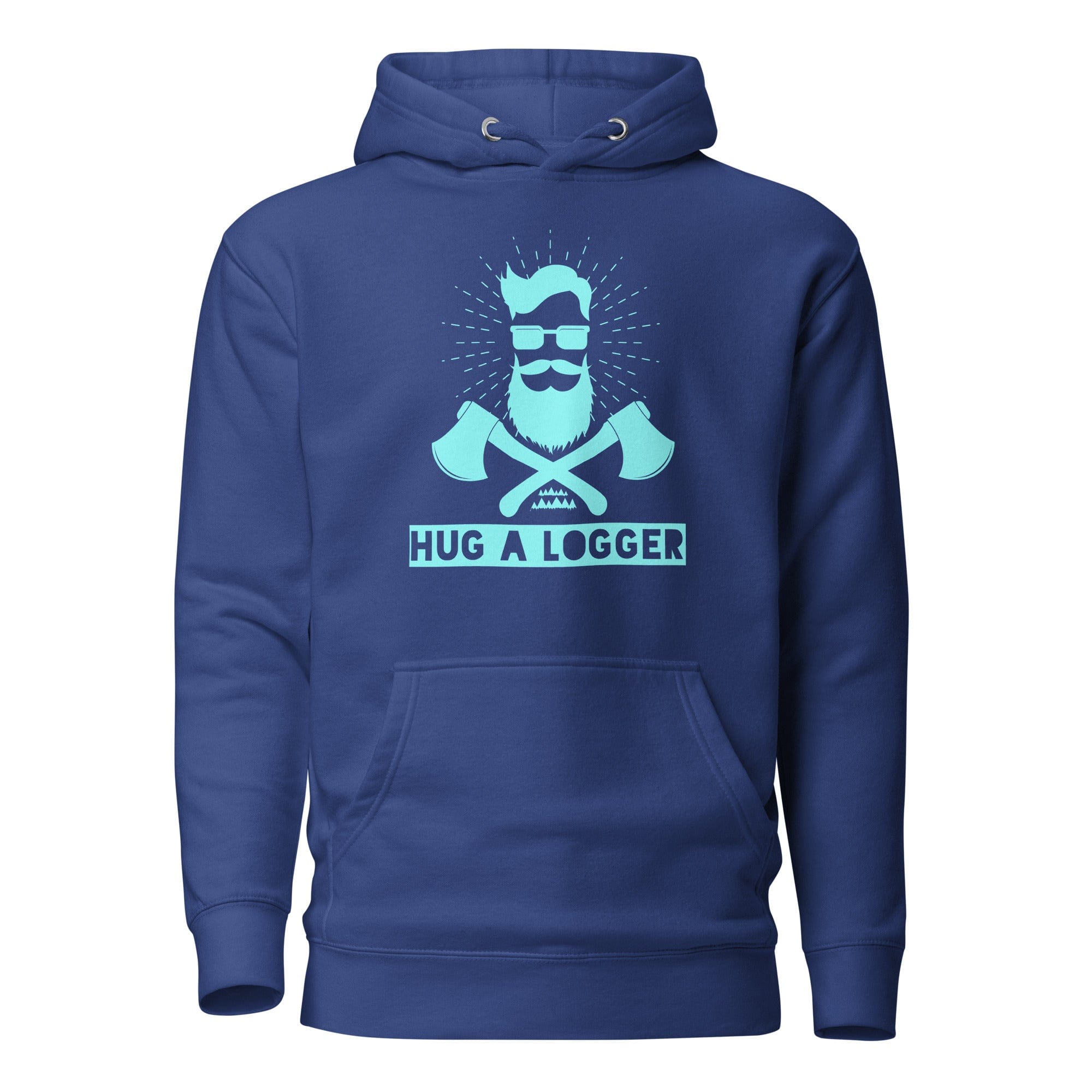 GRAPHIC T-SHIRTS Team Royal / S Unisex Premium Hoodie - Hug A Logger